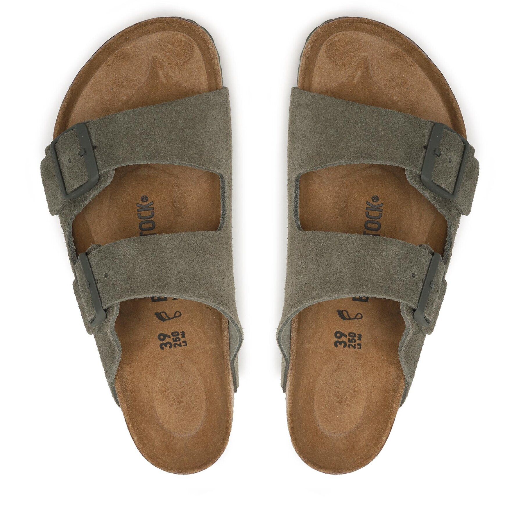Birkenstock Чехли Arizona 1025657 Зелен - Pepit.bg