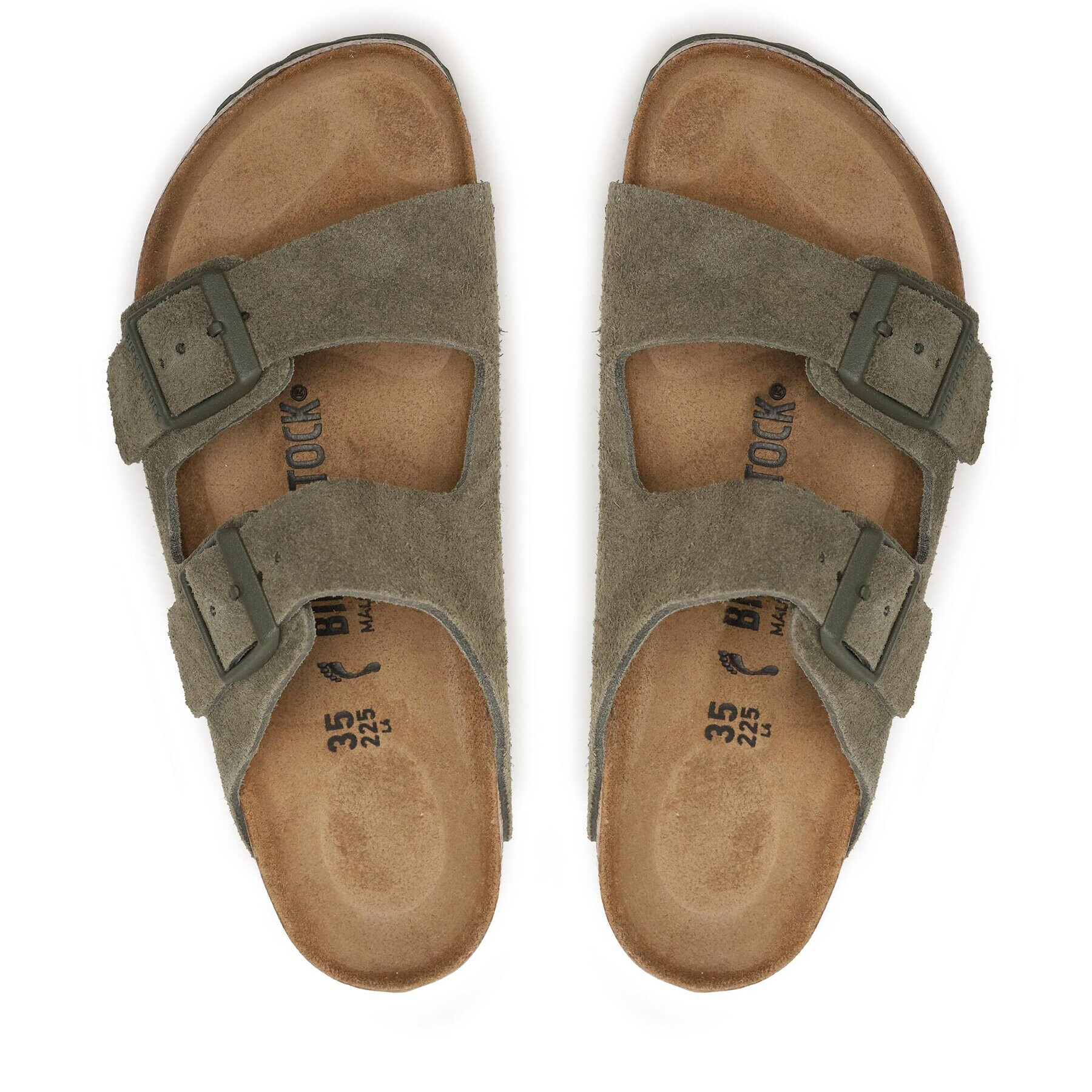 Birkenstock Сандали Arizona 1025720 Зелен - Pepit.bg