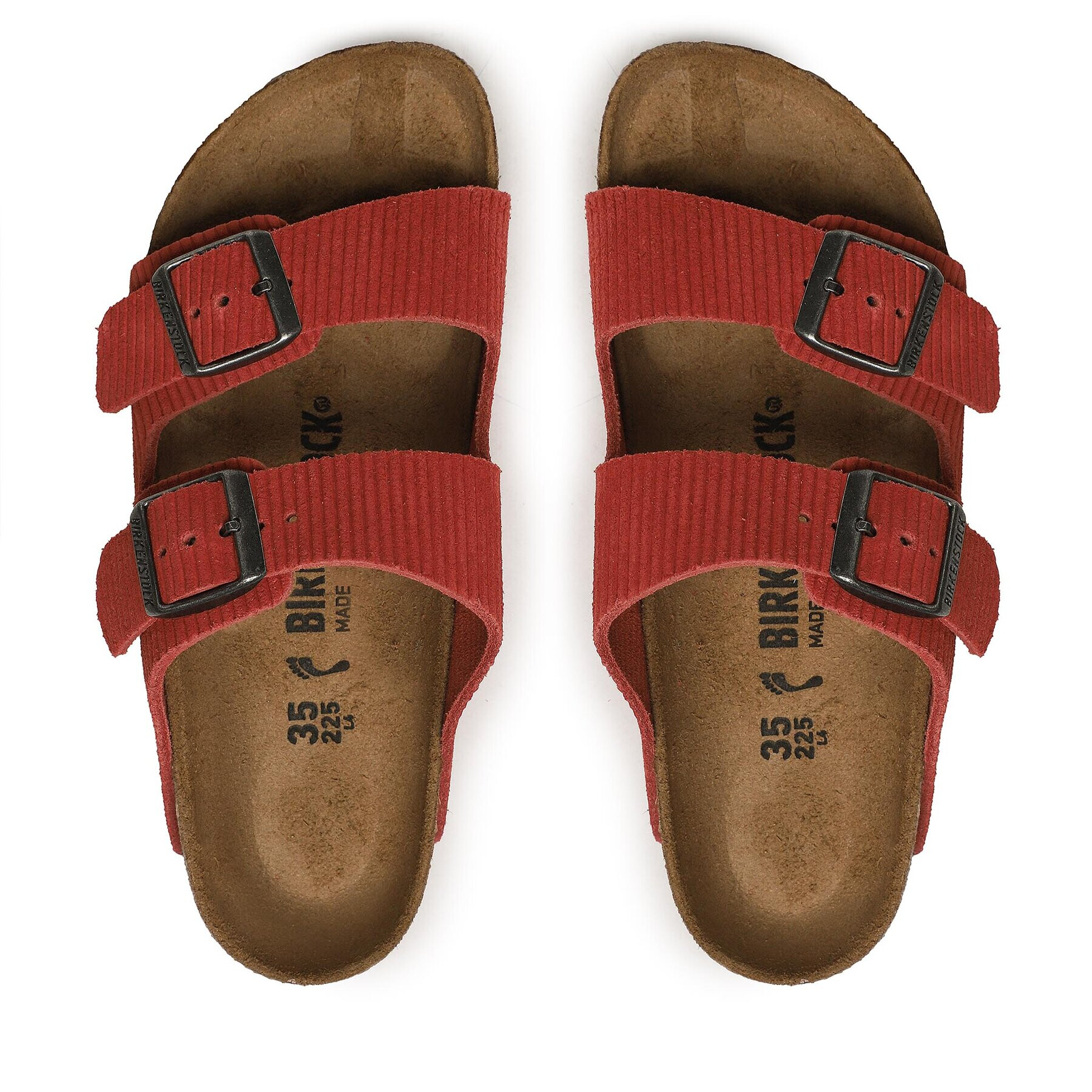 Birkenstock Чехли Arizona 1026102 Червен - Pepit.bg