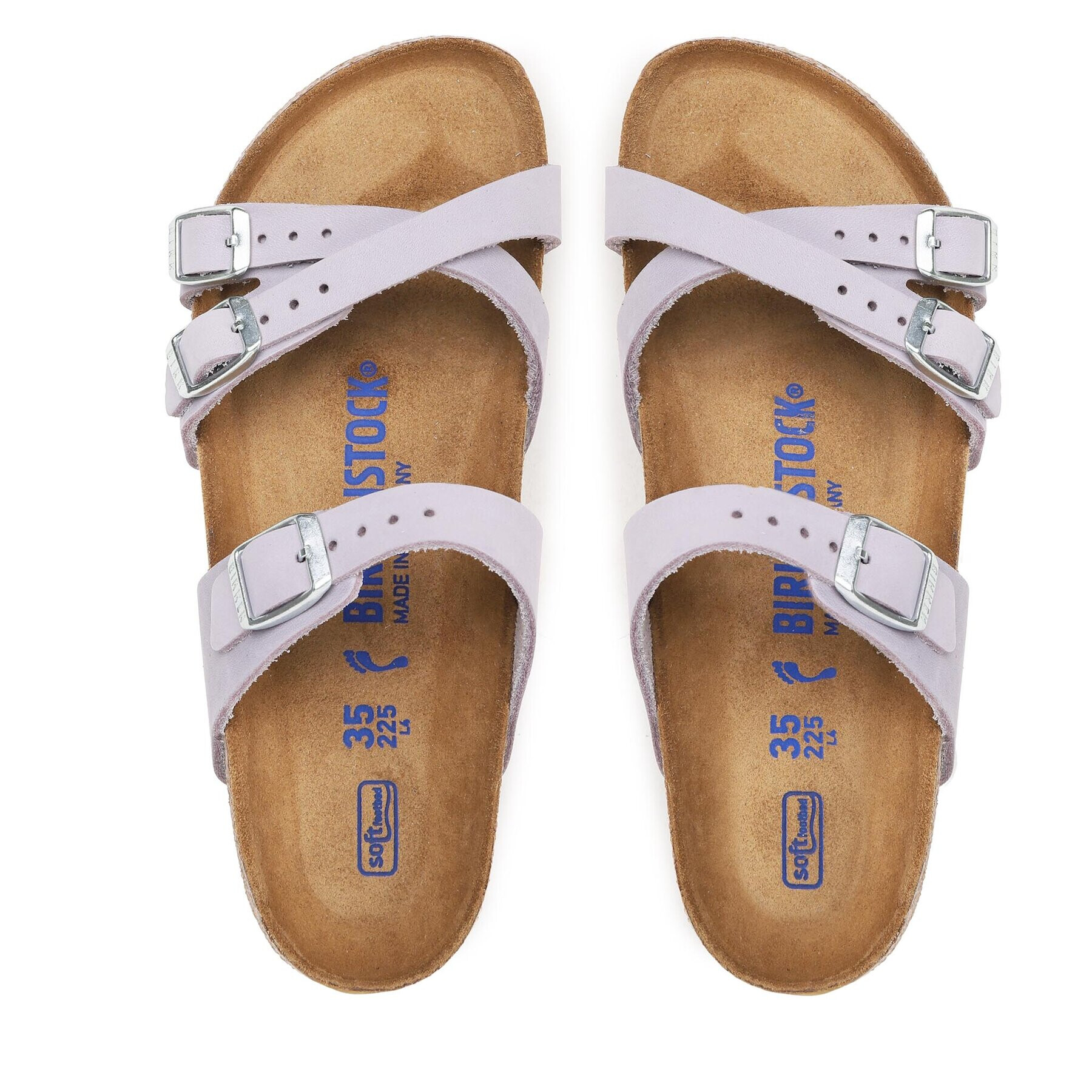 Birkenstock Сандали Franca 1024270 Виолетов - Pepit.bg