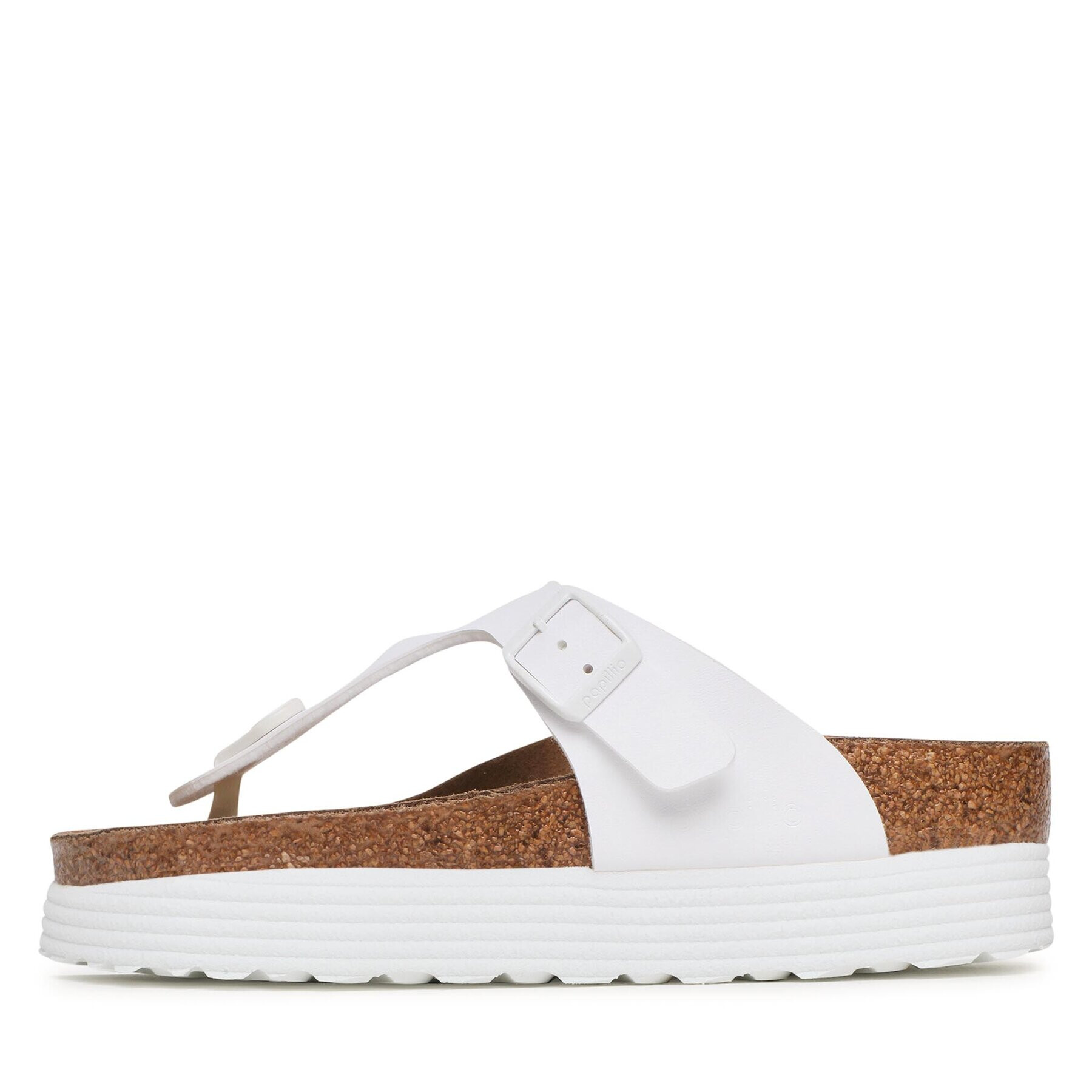 Birkenstock Сандали Gizeh 1018557 Бял - Pepit.bg
