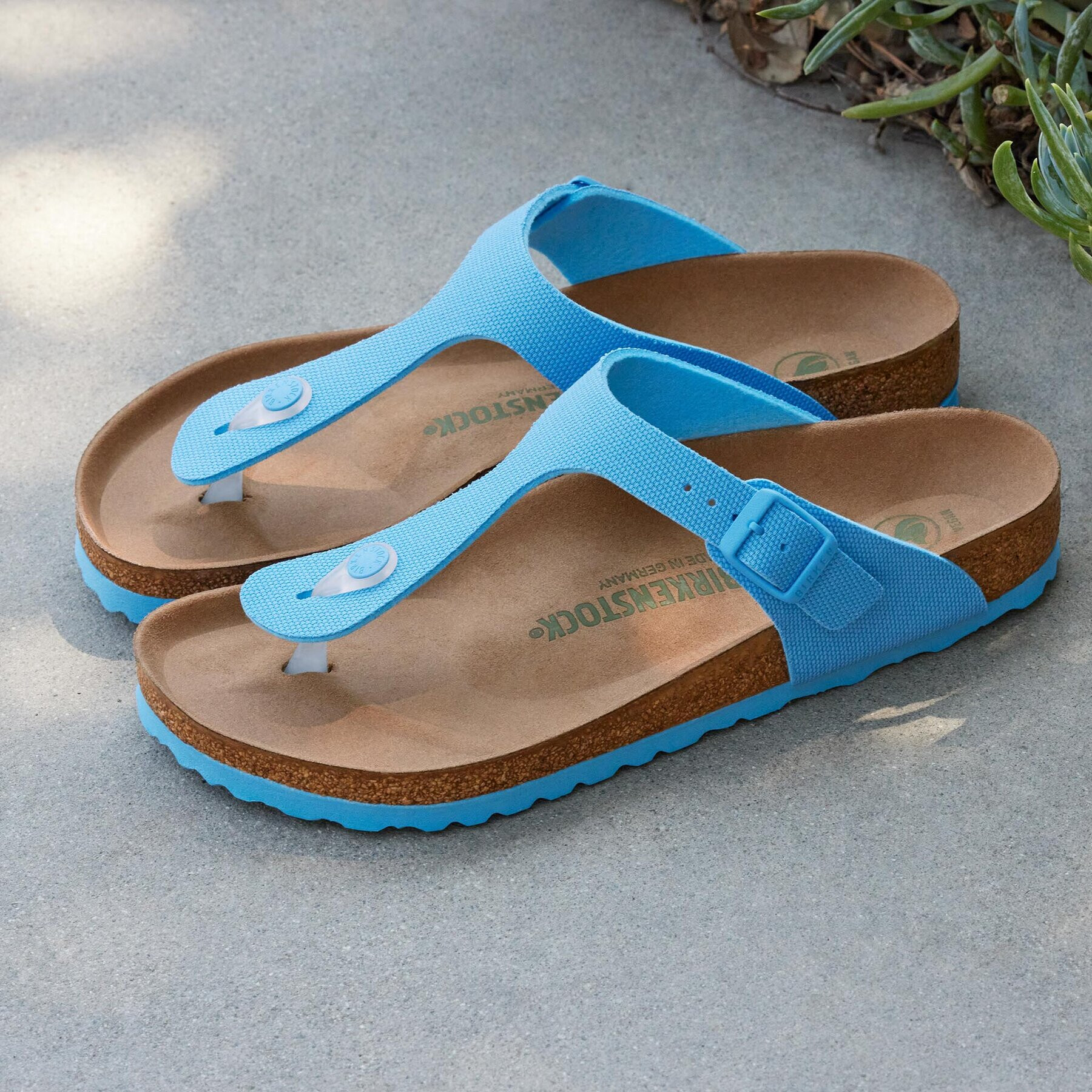 Birkenstock Сандали Gizeh 1024406 Син - Pepit.bg