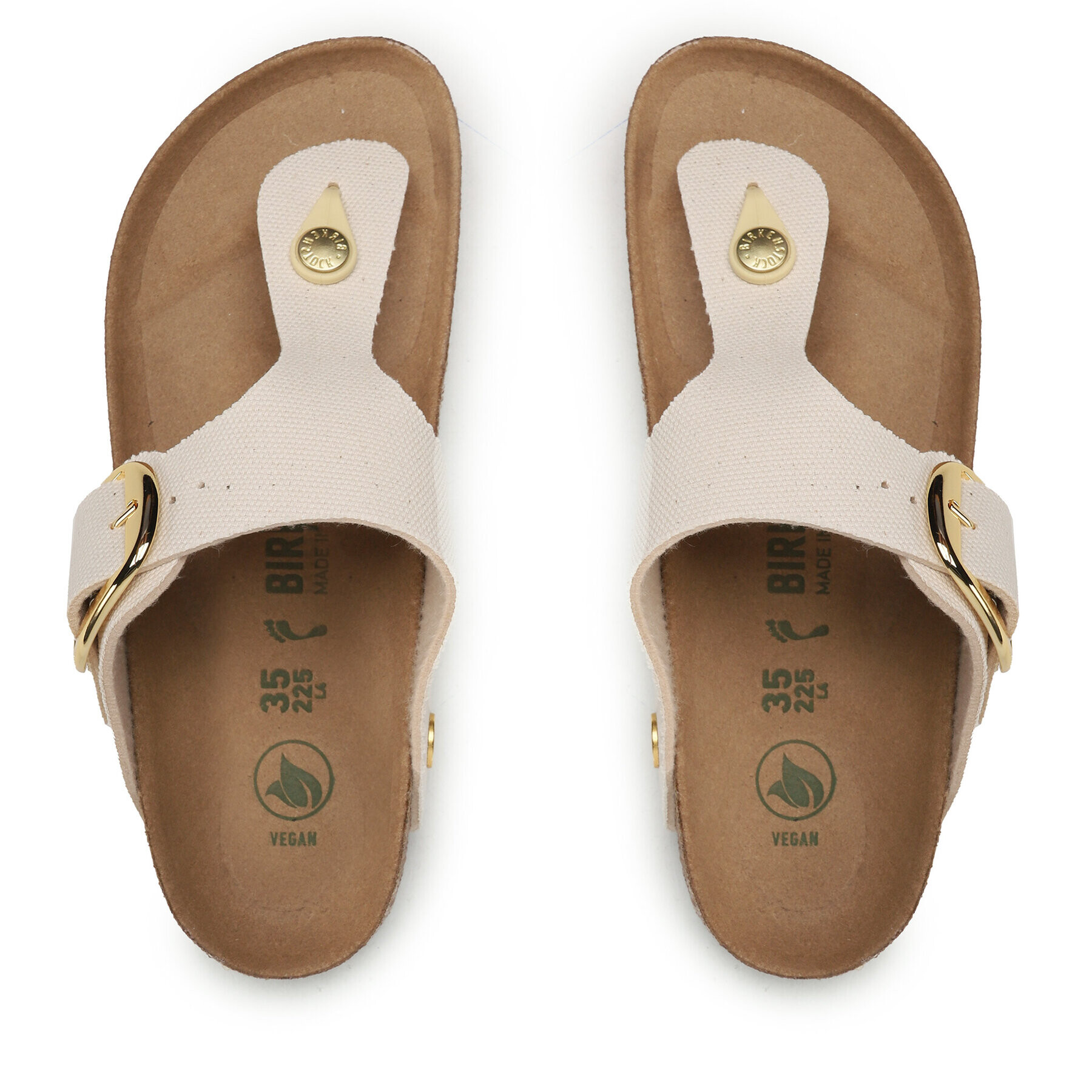 Birkenstock Джапанки Gizeh 1025503 Бял - Pepit.bg