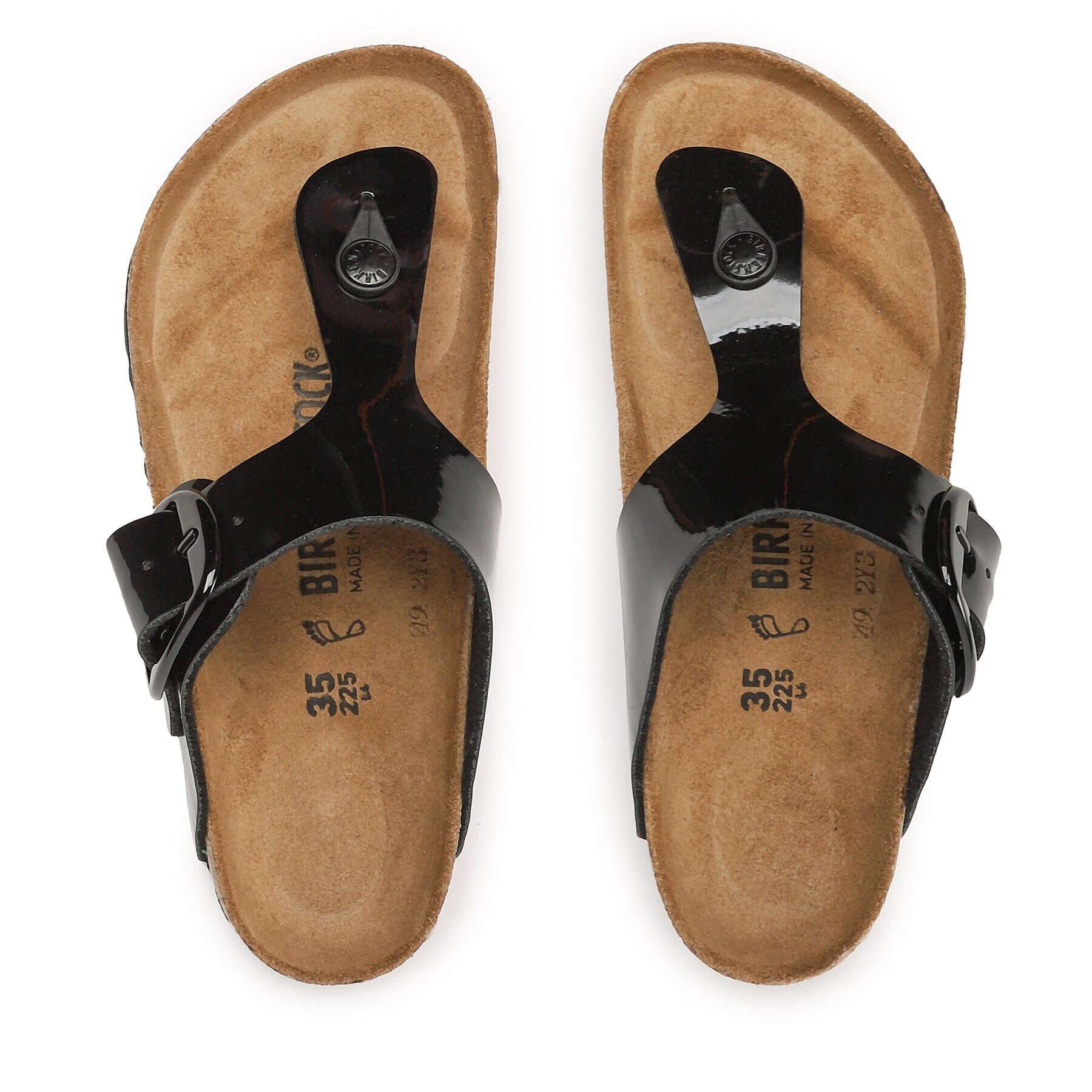 Birkenstock Джапанки Gizeh 1026135 Черен - Pepit.bg