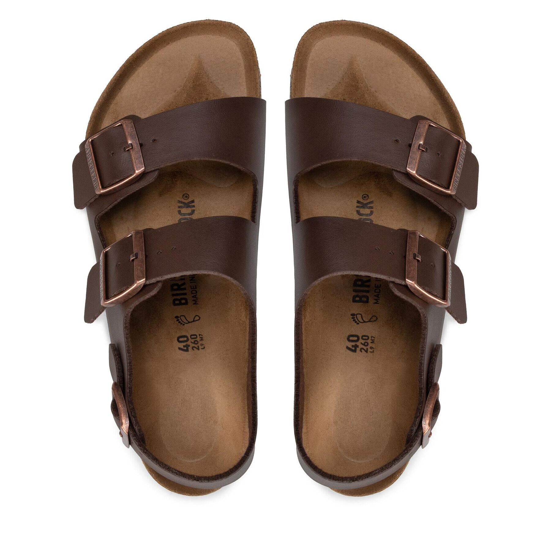 Birkenstock Сандали Milano 034701 Кафяв - Pepit.bg