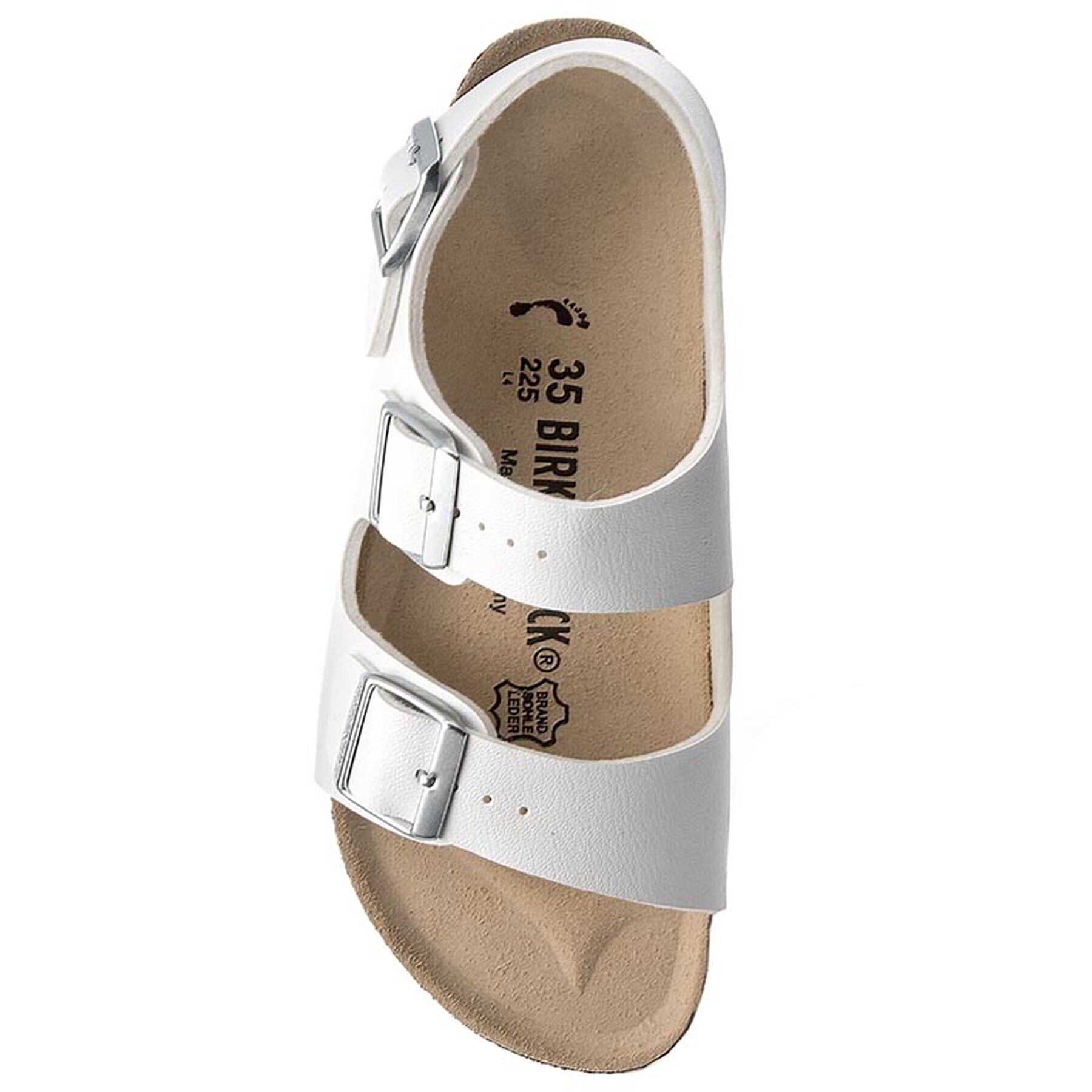 Birkenstock Сандали Milano 034733 Бял - Pepit.bg