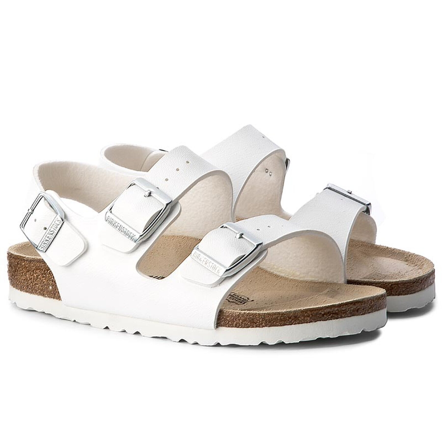 Birkenstock Сандали Milano 034733 Бял - Pepit.bg