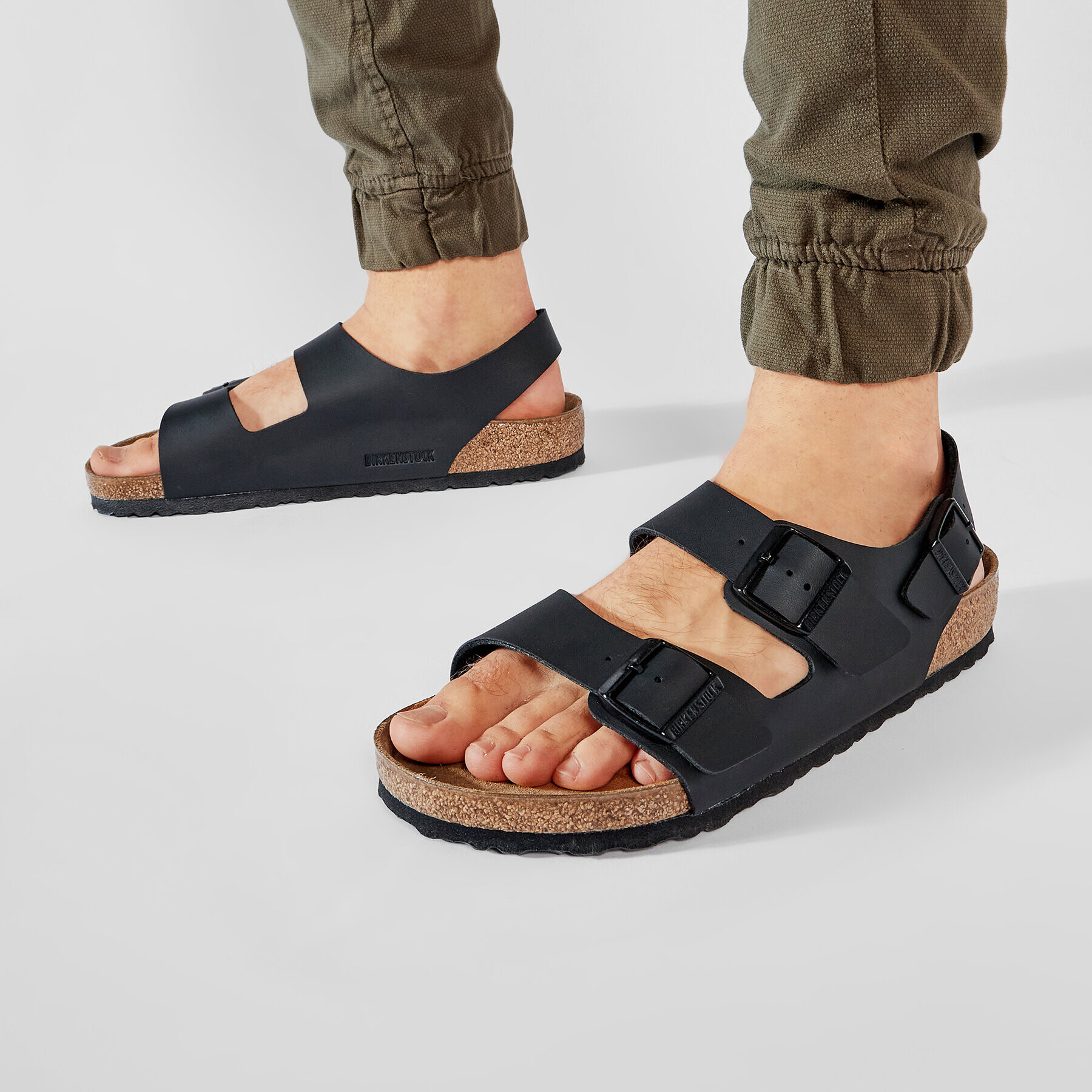 Birkenstock Сандали Milano 034791 Черен - Pepit.bg