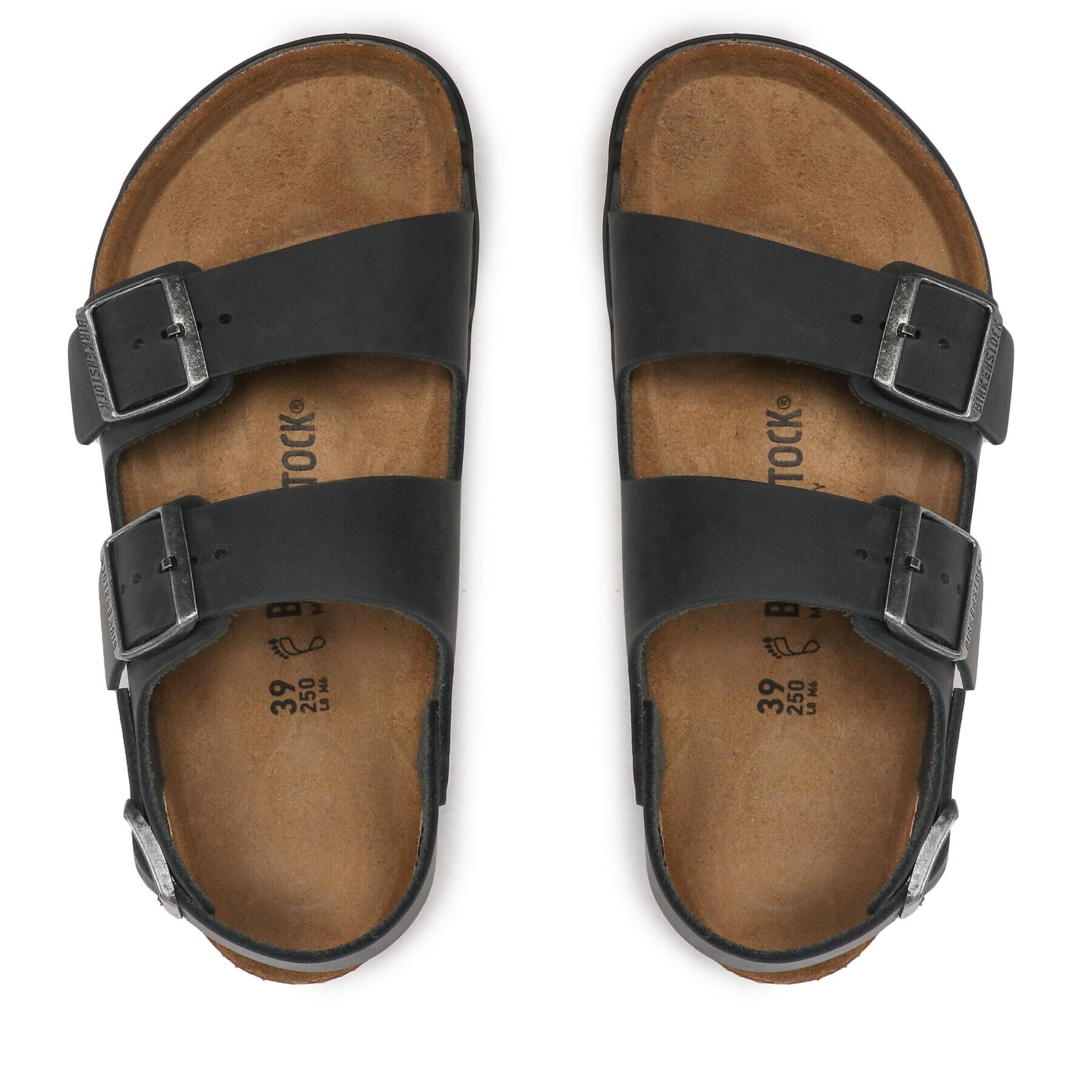 Birkenstock Сандали Milano 1018426 Черен - Pepit.bg