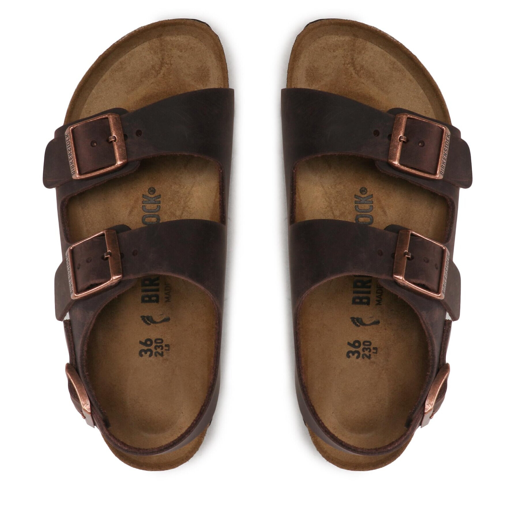 Birkenstock Сандали Milano 34873 Кафяв - Pepit.bg