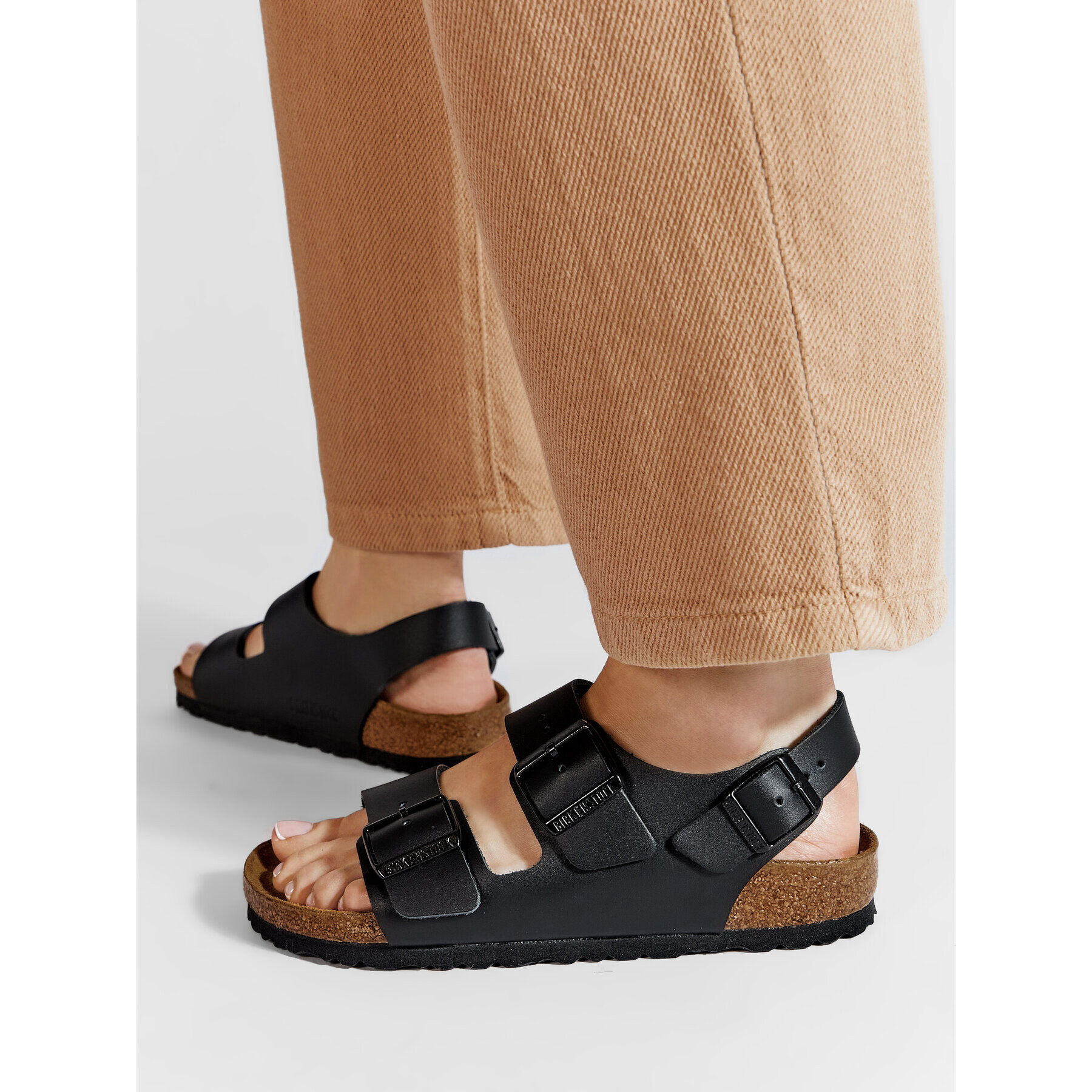 Birkenstock Сандали Milano Bs 0034193 Черен - Pepit.bg