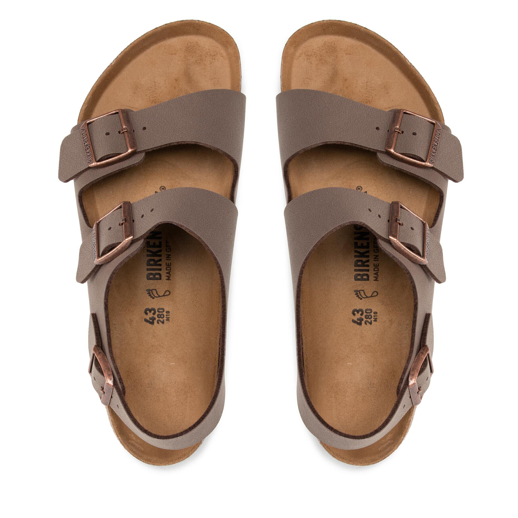 Birkenstock Сандали Milano Bs 0634501 Кафяв - Pepit.bg