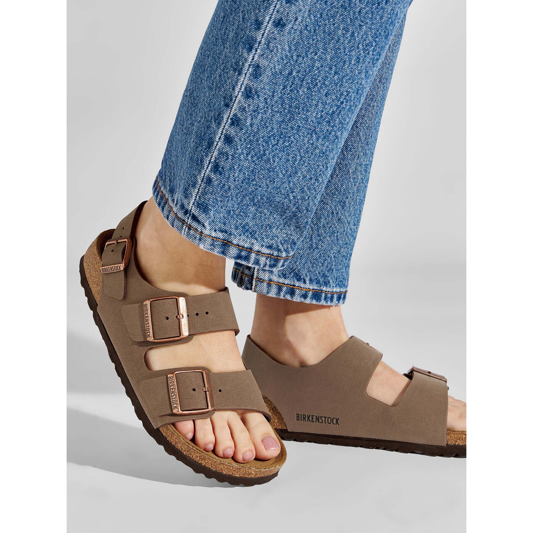 Birkenstock Сандали Milano Bs 0634503 Кафяв - Pepit.bg