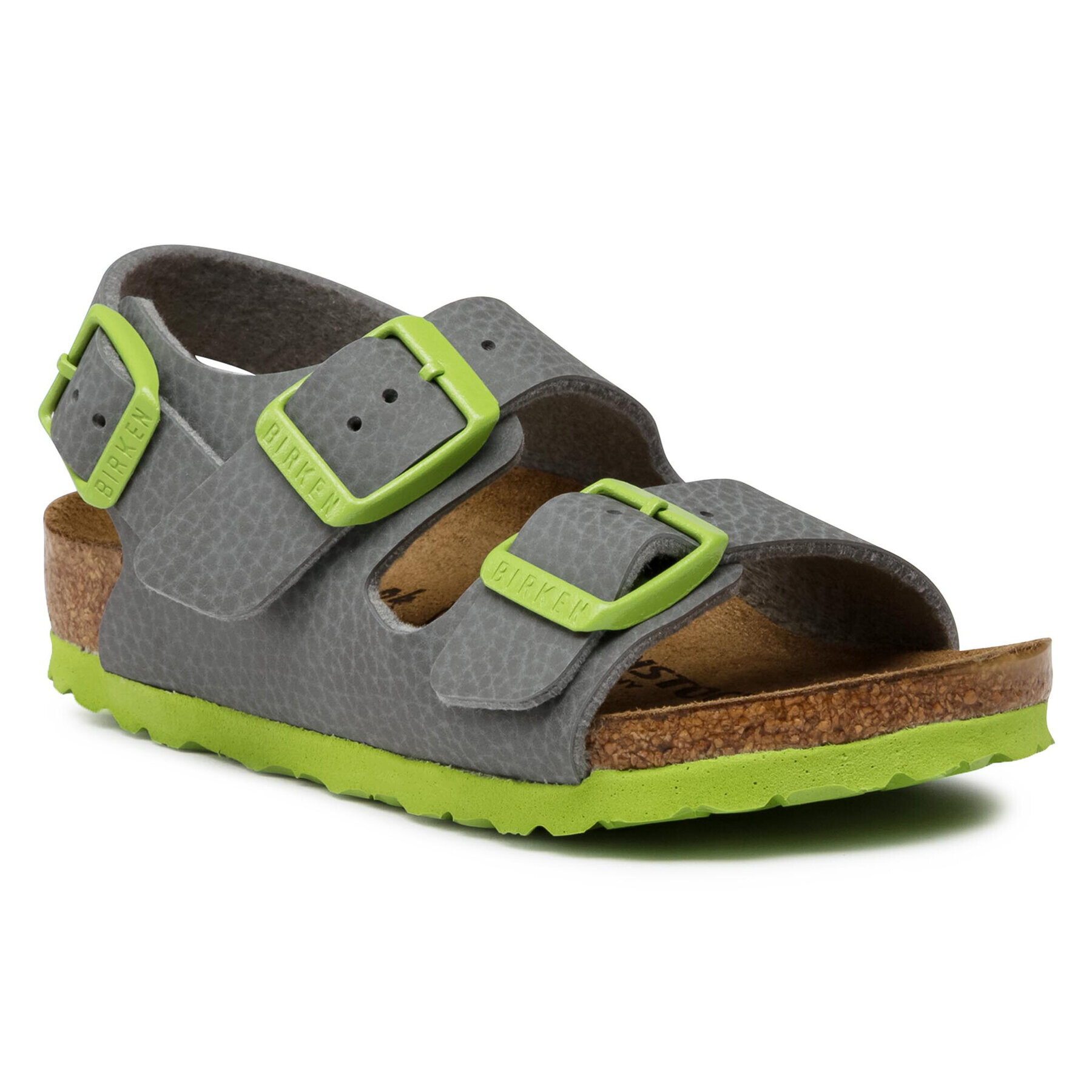 Birkenstock Сандали Milano Kinder 1017370 Сив - Pepit.bg