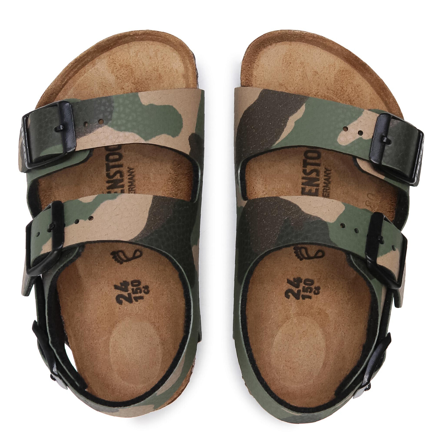 Birkenstock Сандали Milano Kinder 1017377 Зелен - Pepit.bg