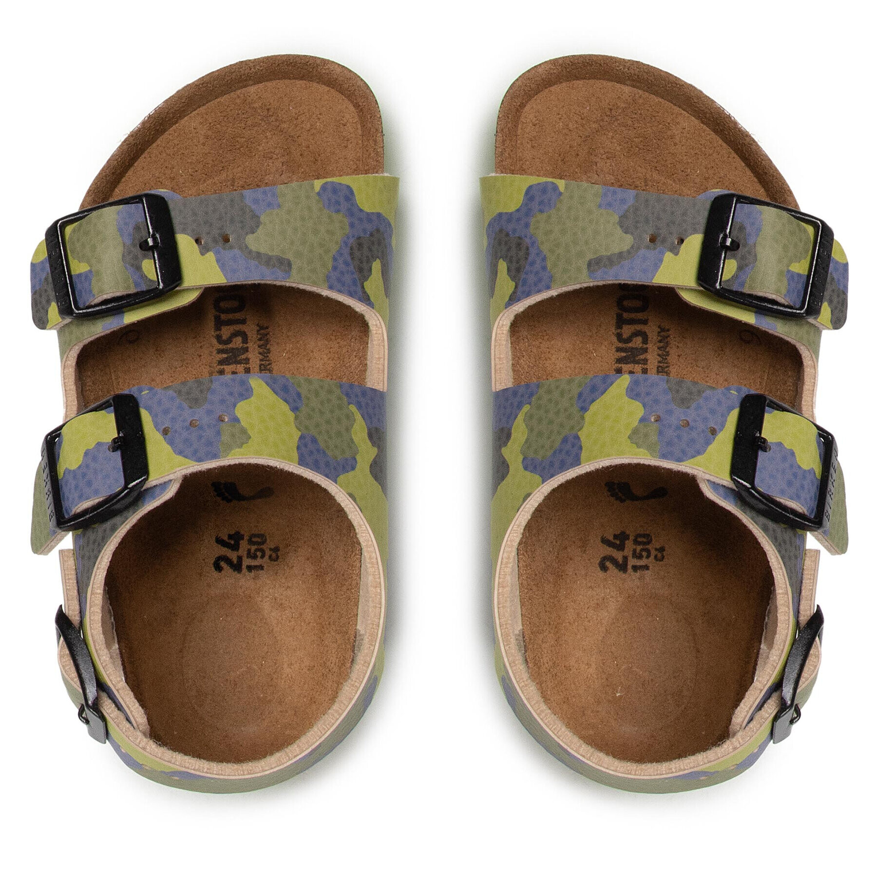 Birkenstock Сандали Milano Kinder 1022221 Зелен - Pepit.bg