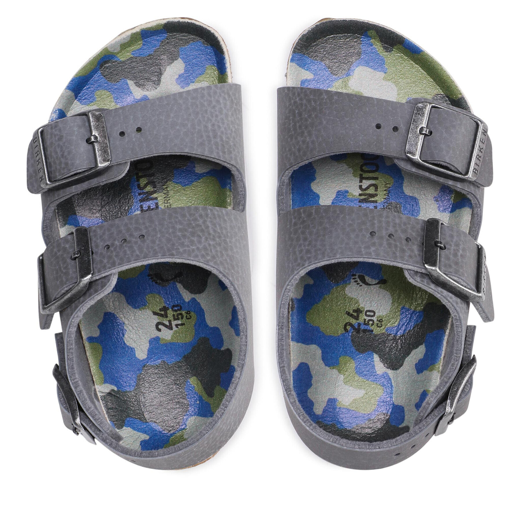 Birkenstock Сандали Milano Kinder 1022591 Сив - Pepit.bg