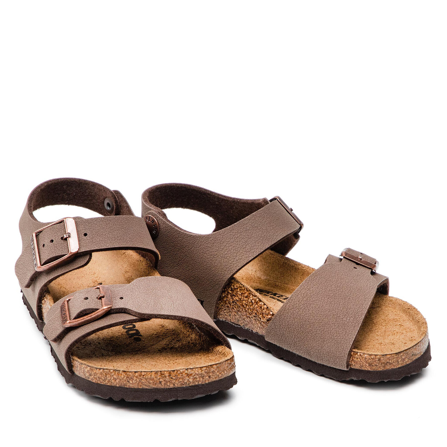 Birkenstock Сандали New York Kids Bf 87783 Кафяв - Pepit.bg