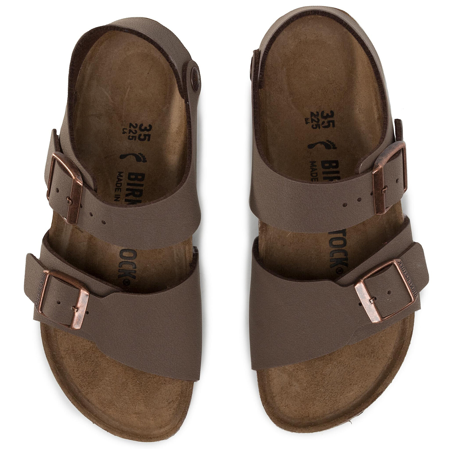 Birkenstock Сандали New York Kids Bs 0087783 D Кафяв - Pepit.bg