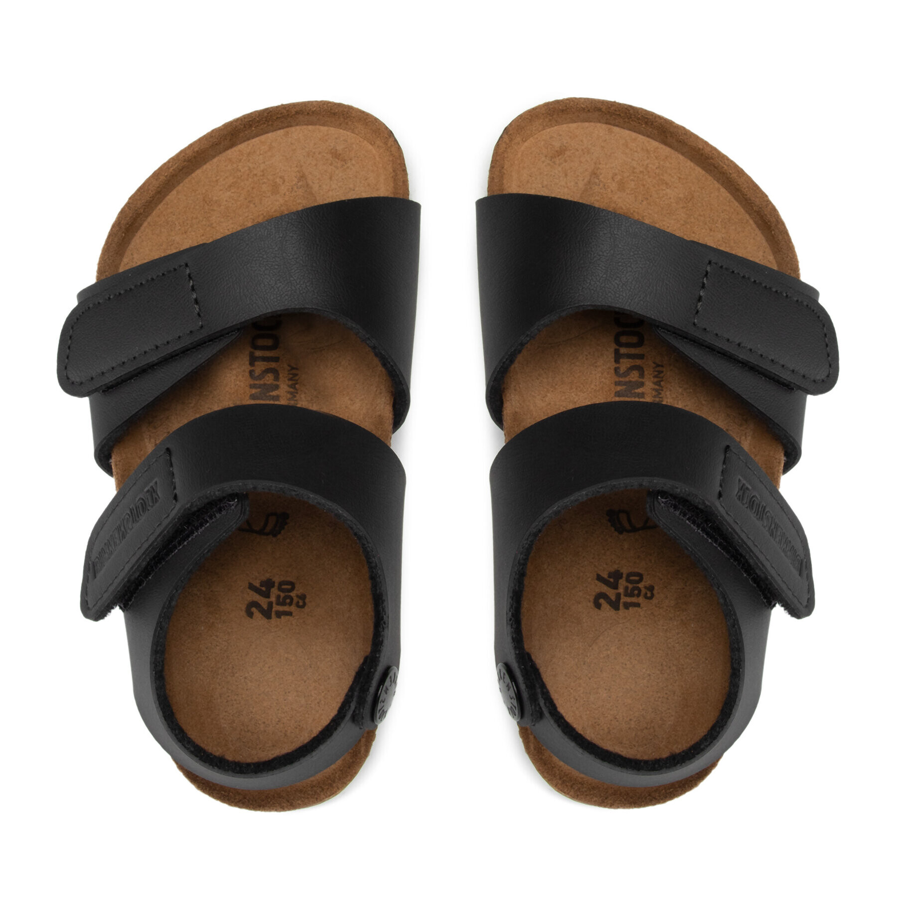 Birkenstock Сандали Palu Kids Logo Bs 1017357 Черен - Pepit.bg