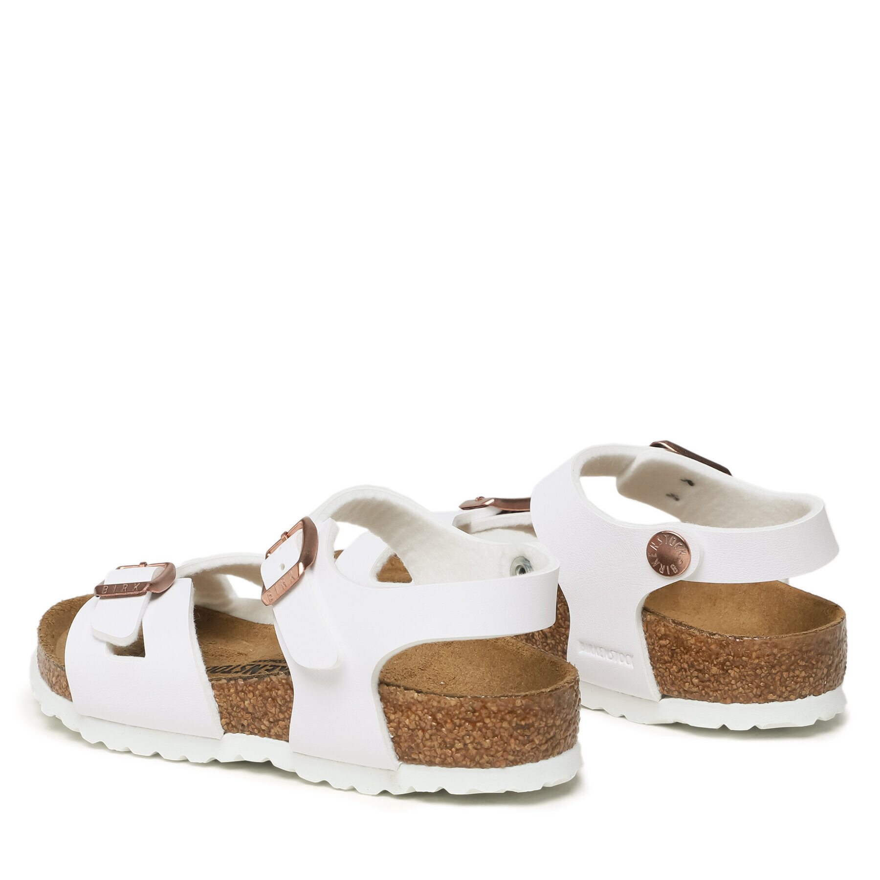 Birkenstock Сандали Rio 1024374 Бял - Pepit.bg