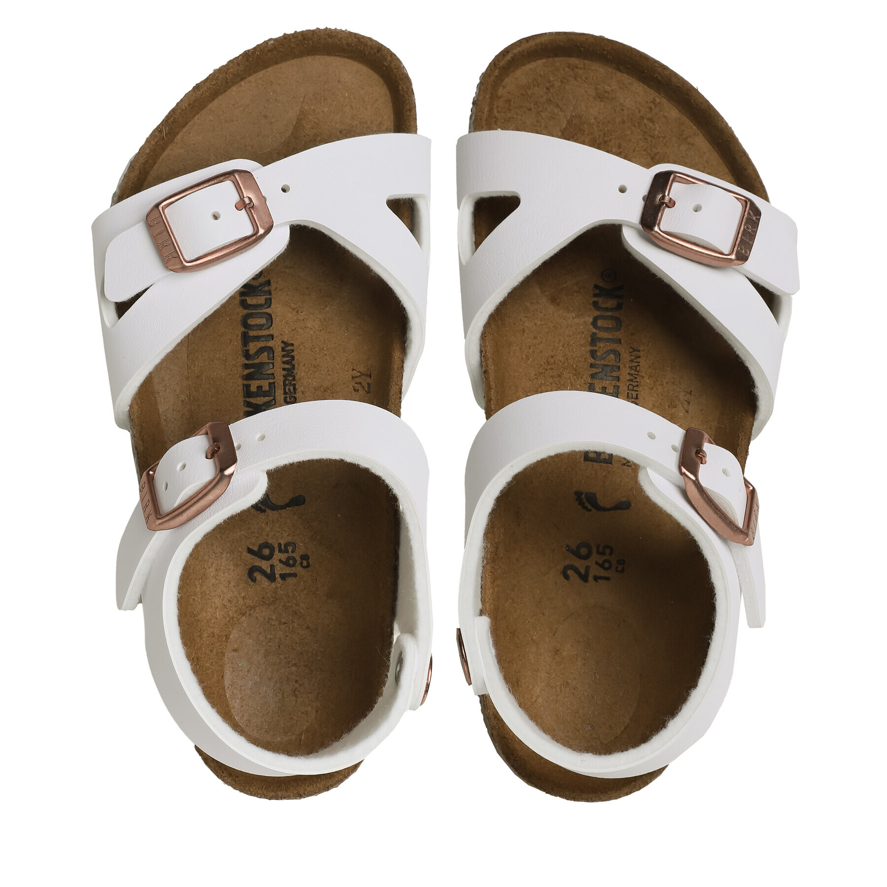 Birkenstock Сандали Rio 1024374 Бял - Pepit.bg
