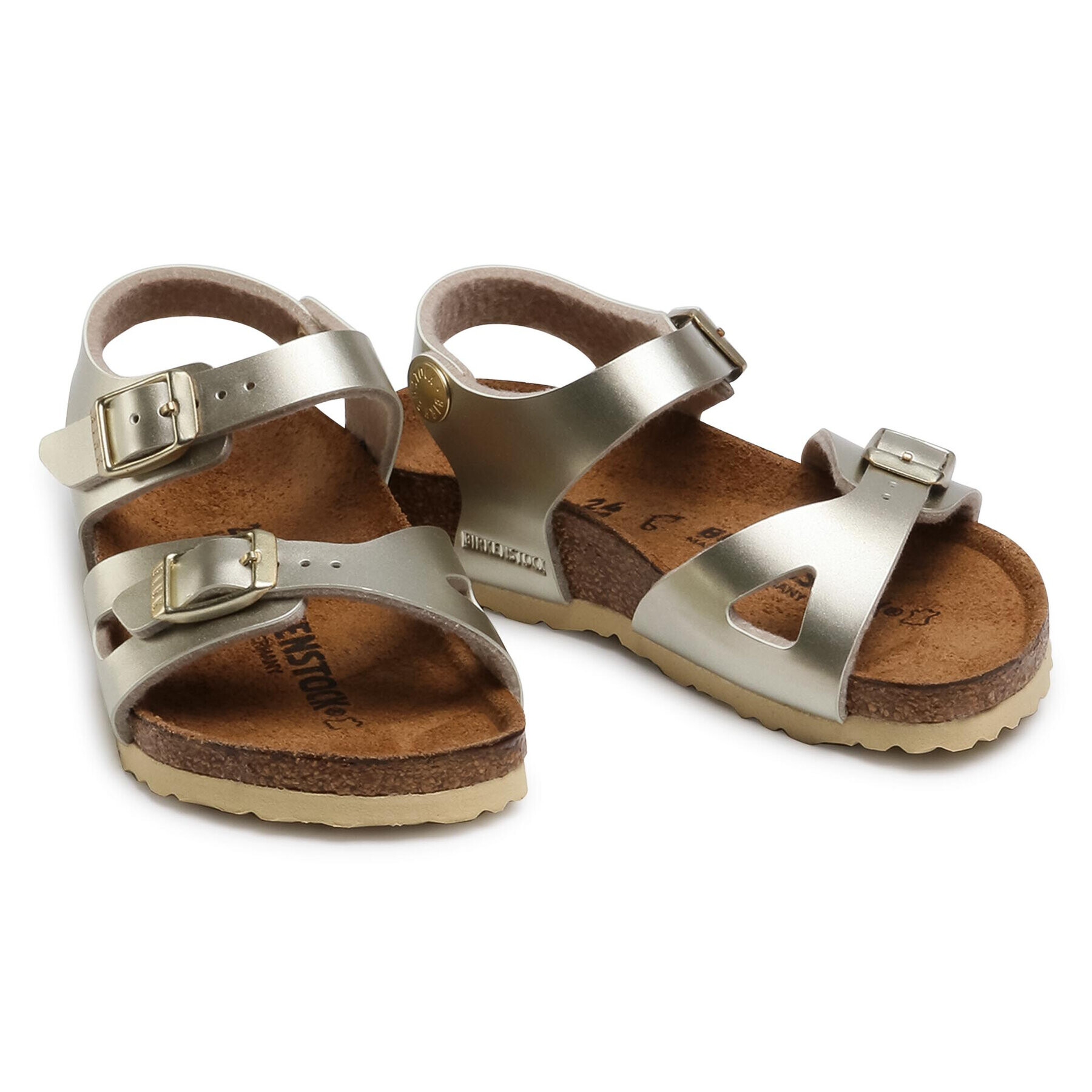 Birkenstock Сандали Rio Kids 1014826 Златист - Pepit.bg