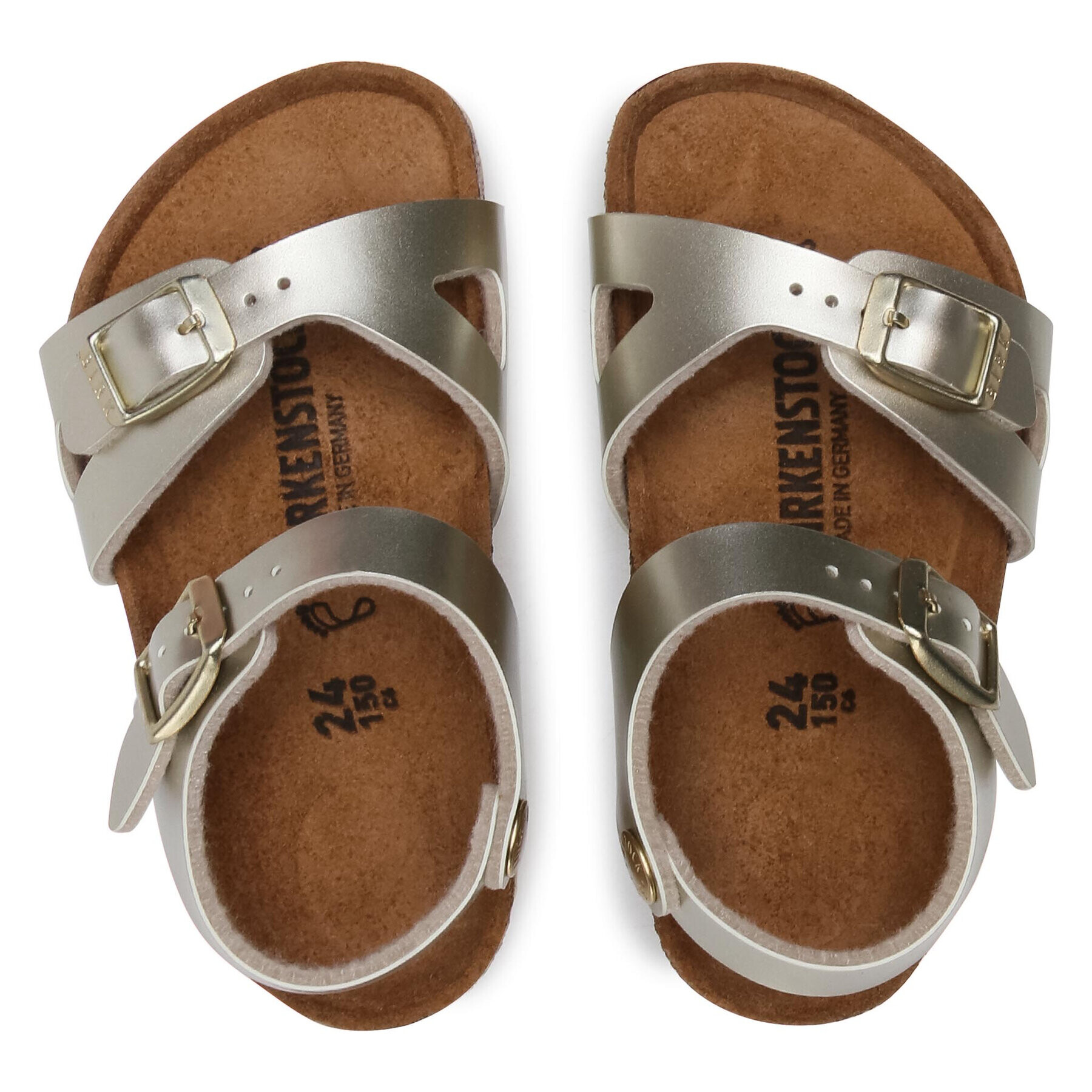 Birkenstock Сандали Rio Kids 1014826 Златист - Pepit.bg