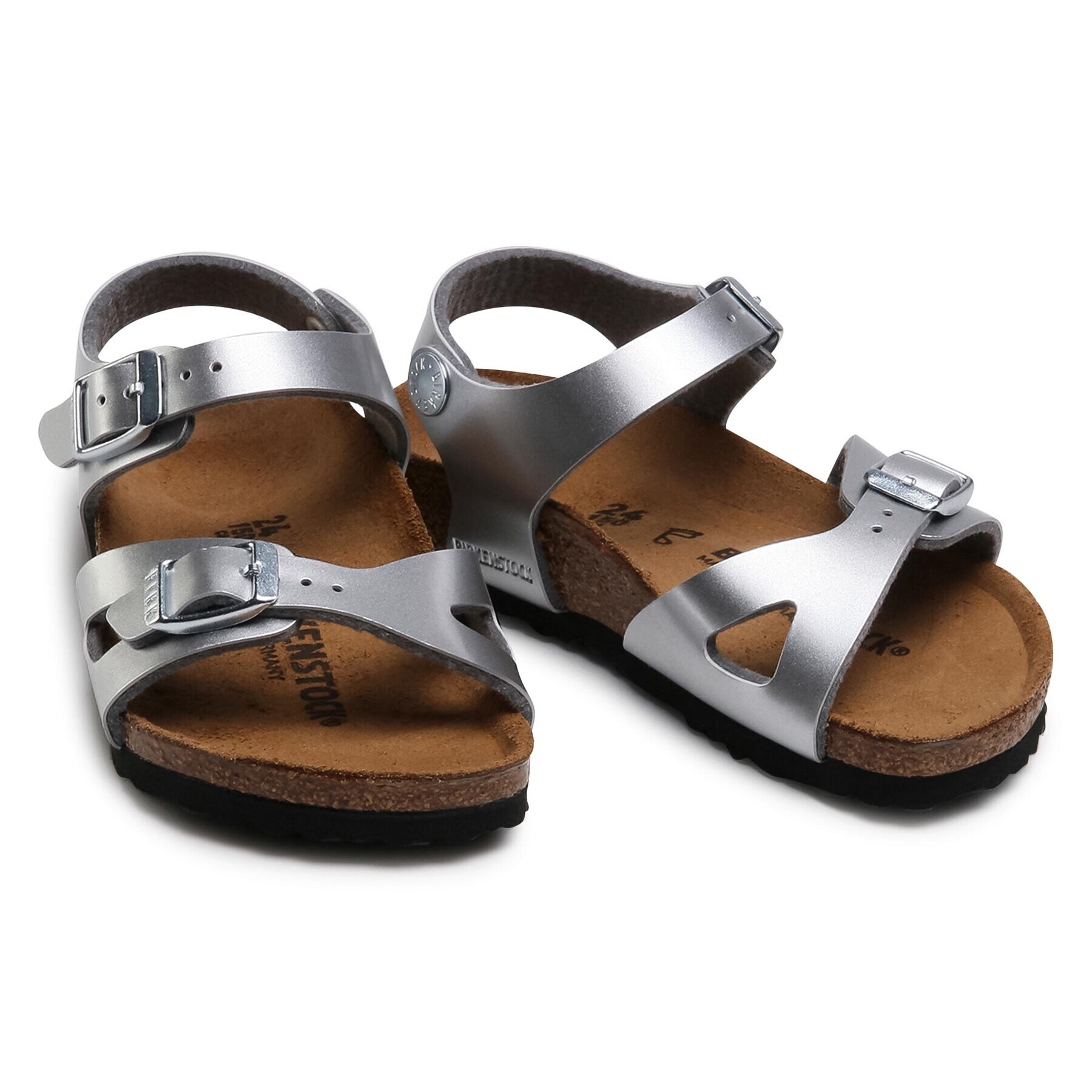 Birkenstock Сандали Rio Kids 1019157 Сребрист - Pepit.bg