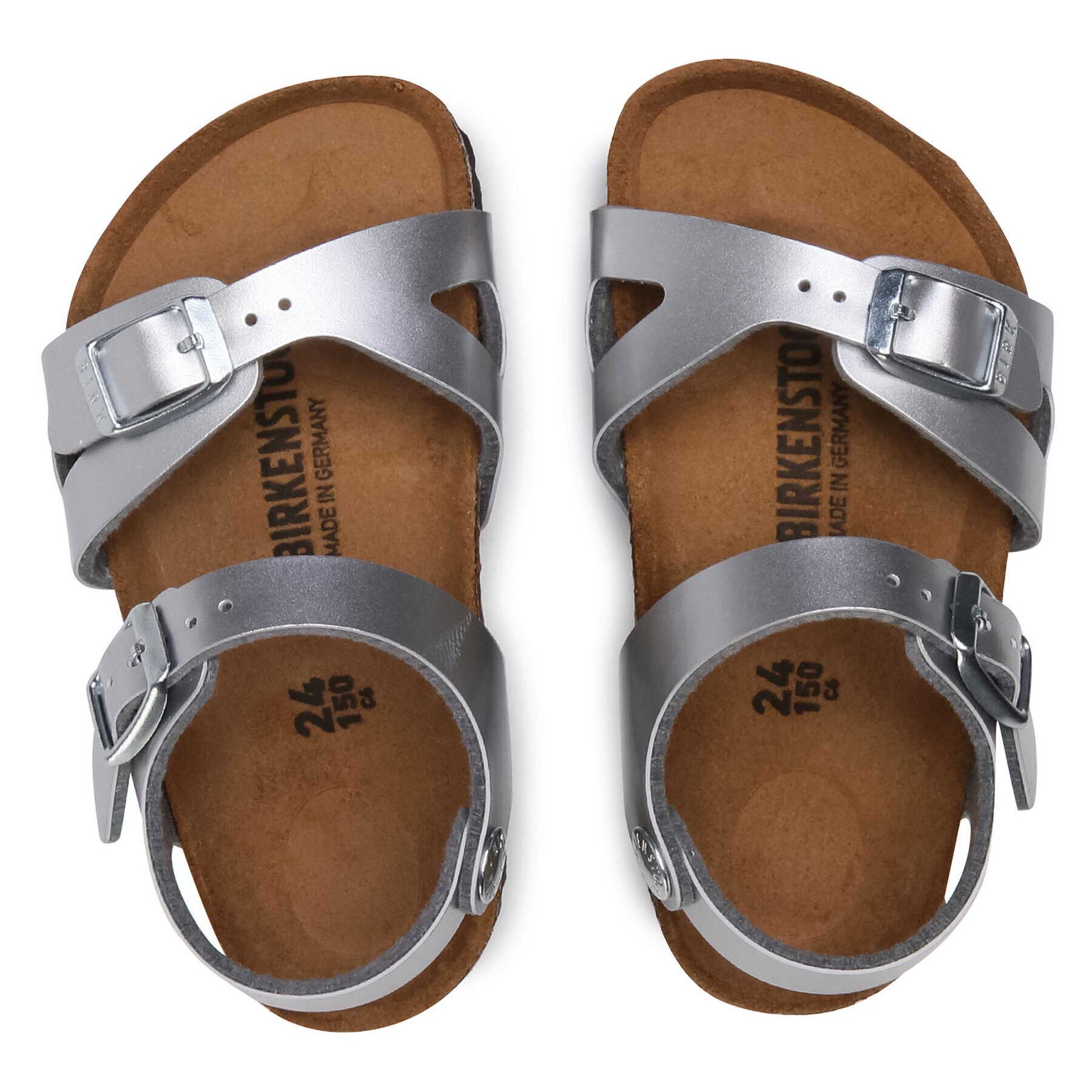 Birkenstock Сандали Rio Kids 1019157 Сребрист - Pepit.bg