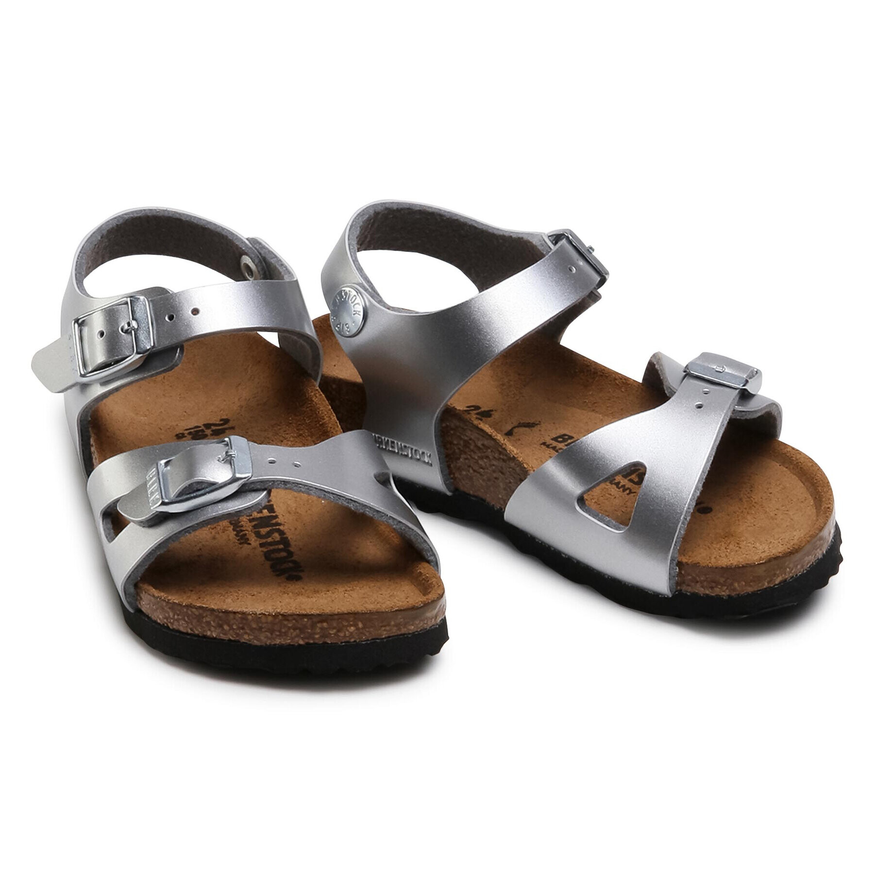 Birkenstock Сандали Rio Kids 1019201 Сребрист - Pepit.bg