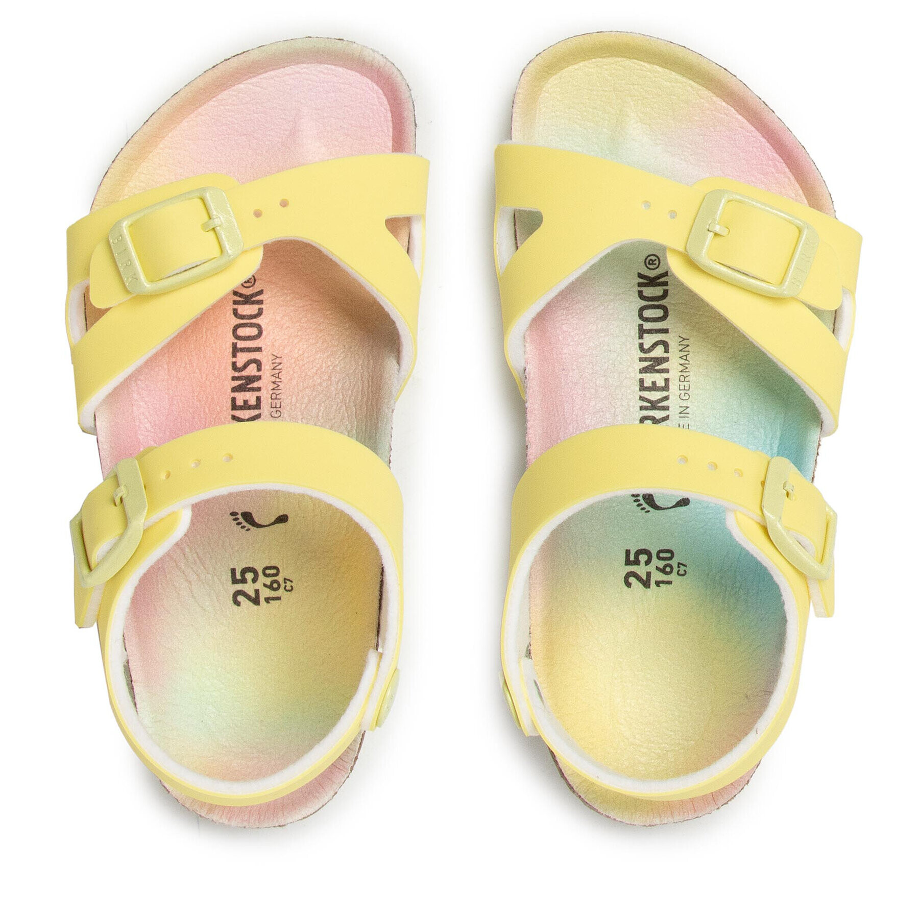 Birkenstock Сандали Rio Kids 1022220 Жълт - Pepit.bg