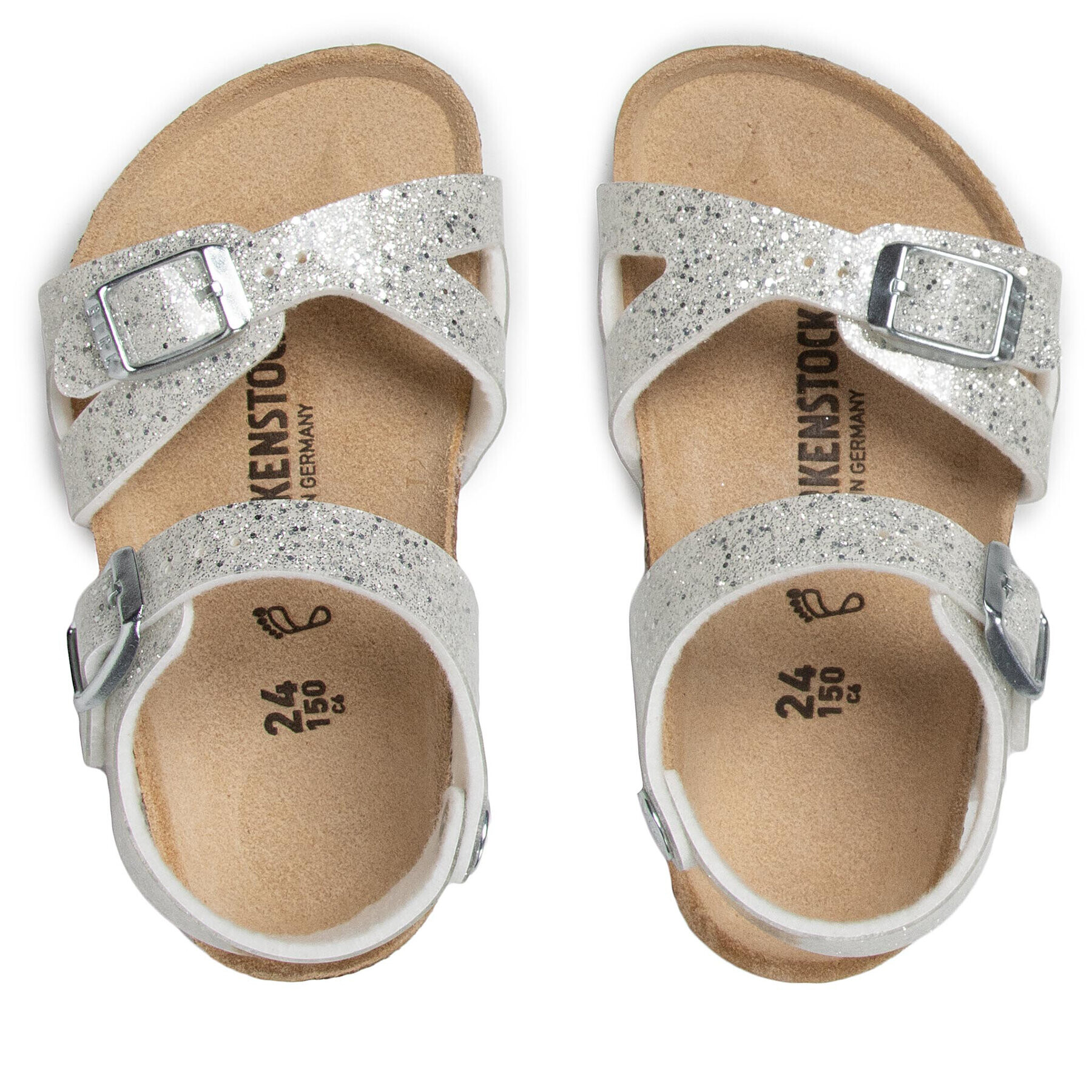 Birkenstock Сандали Rio Kids 1022240 Сребрист - Pepit.bg