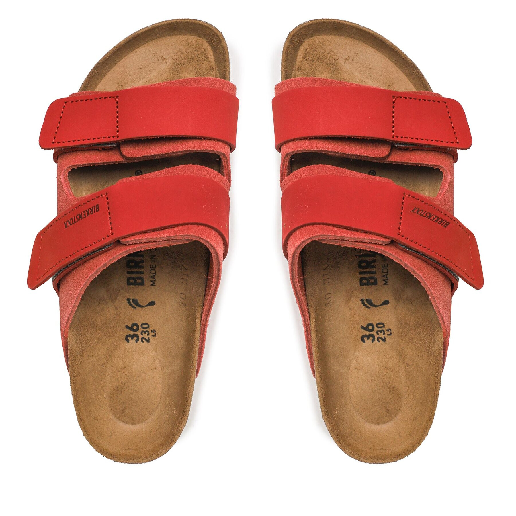 Birkenstock Чехли Uji 1025703 Червен - Pepit.bg