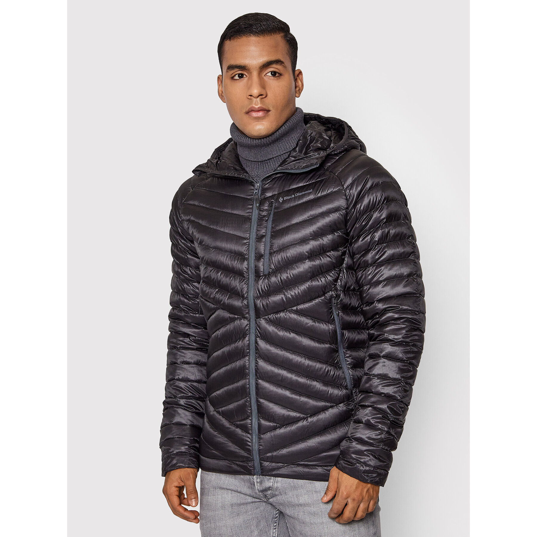 Black Diamond Пухено яке Approach AP746000 Черен Regular Fit - Pepit.bg
