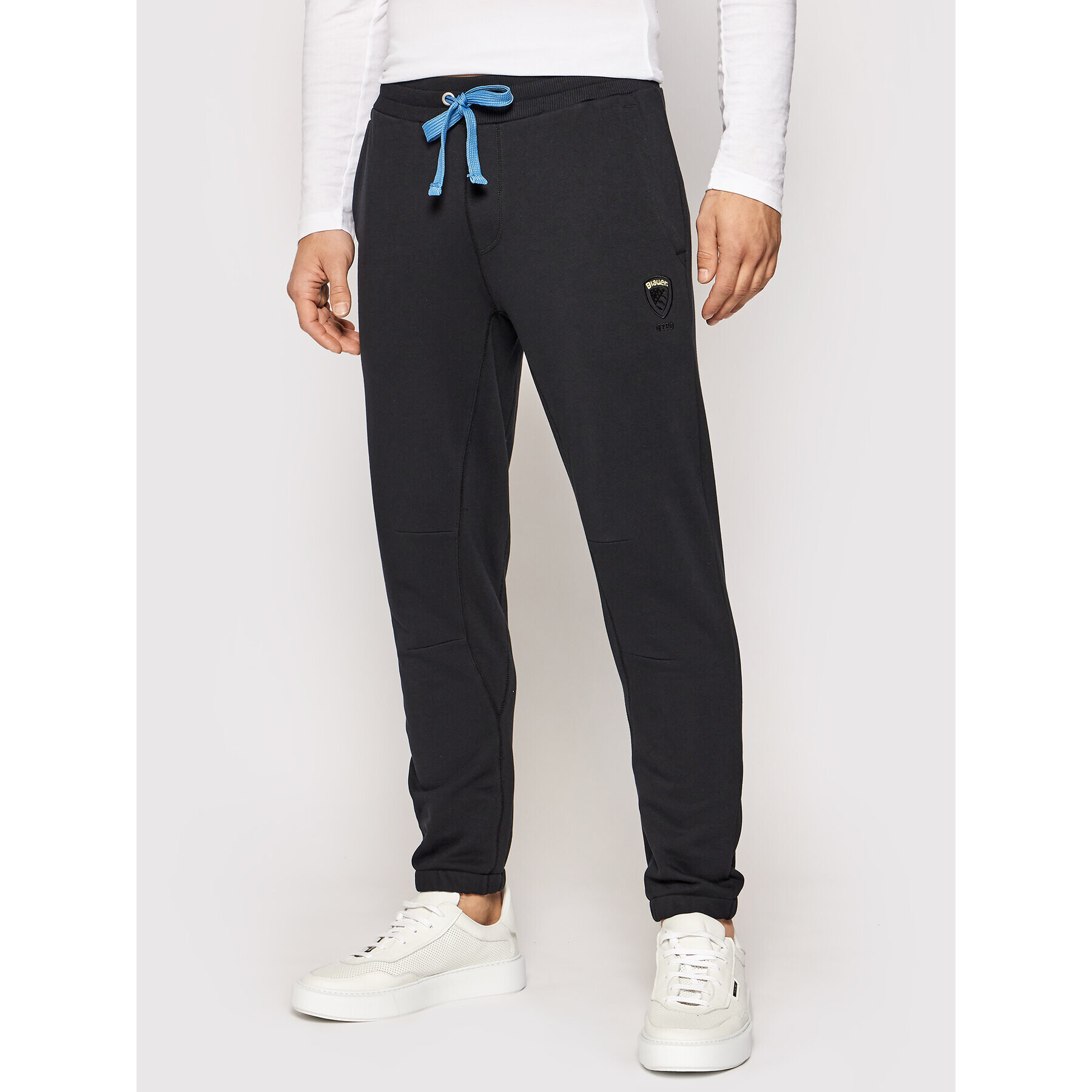 Blauer Долнище анцуг 21SBLUF07122 005662 Черен Regular Fit - Pepit.bg