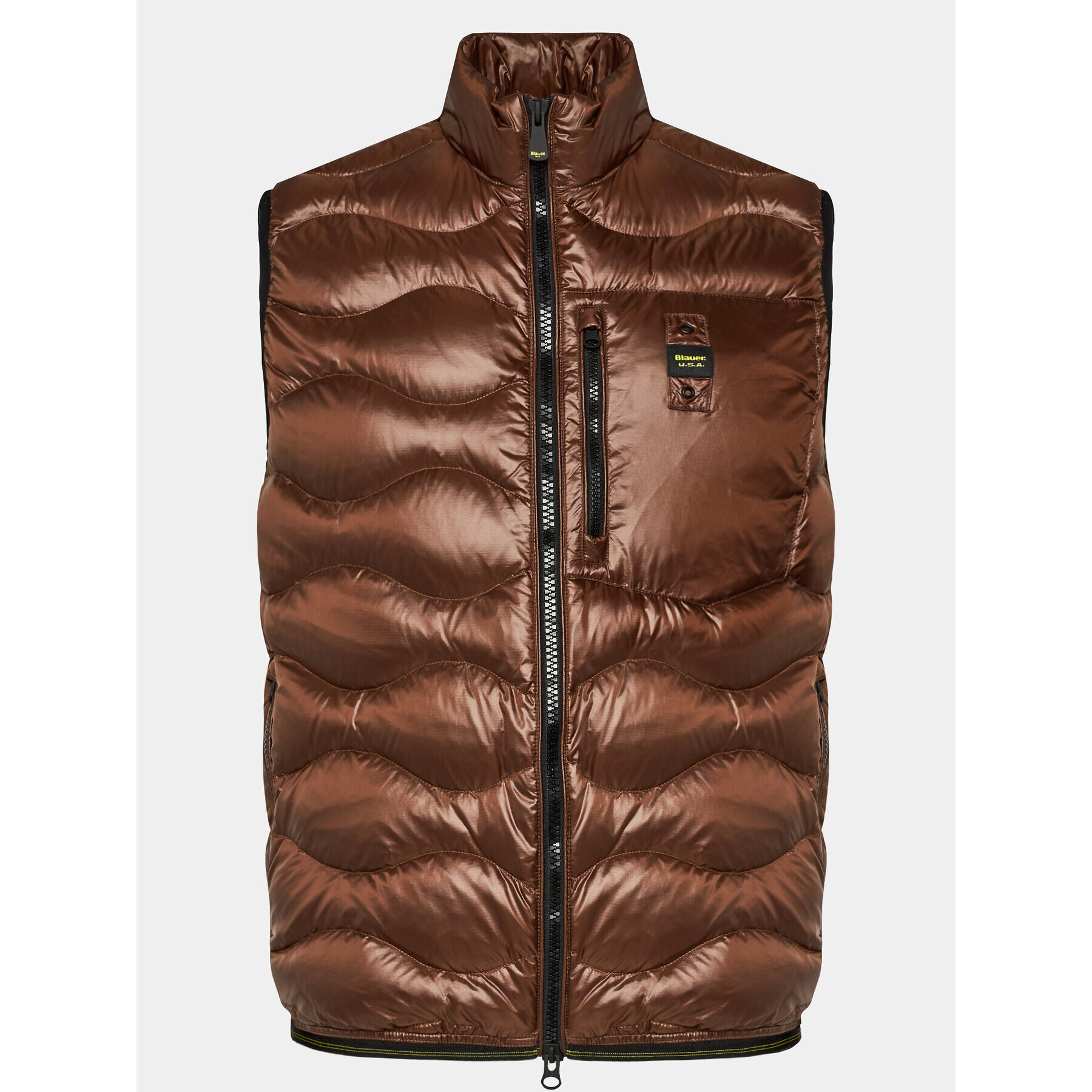 Blauer Елек 23WBLUX03006 Кафяв Regular Fit - Pepit.bg