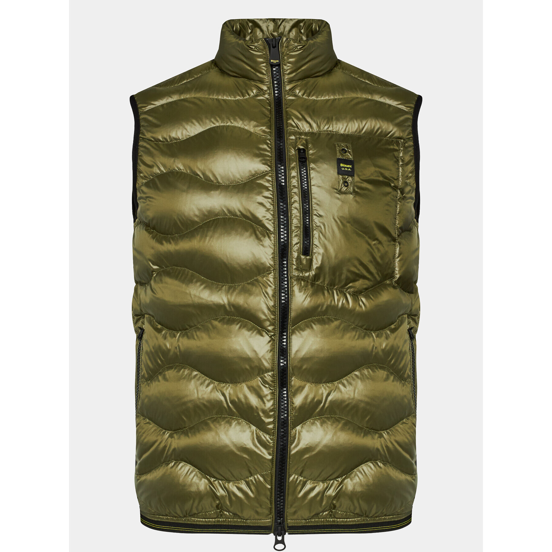 Blauer Елек 23WBLUX03006 Зелен Regular Fit - Pepit.bg
