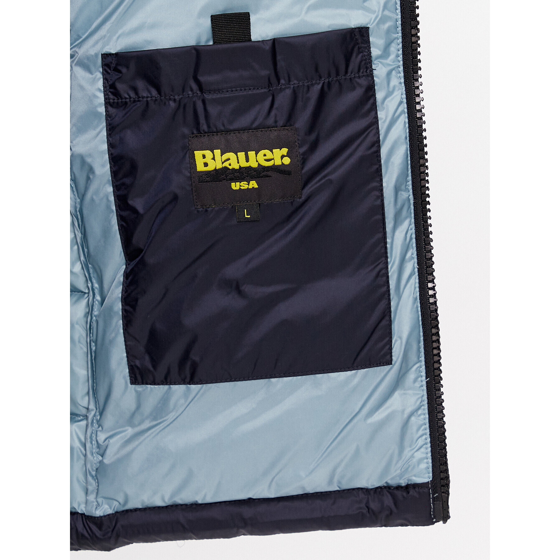 Blauer Елек 23WBLUX03081 Син Regular Fit - Pepit.bg