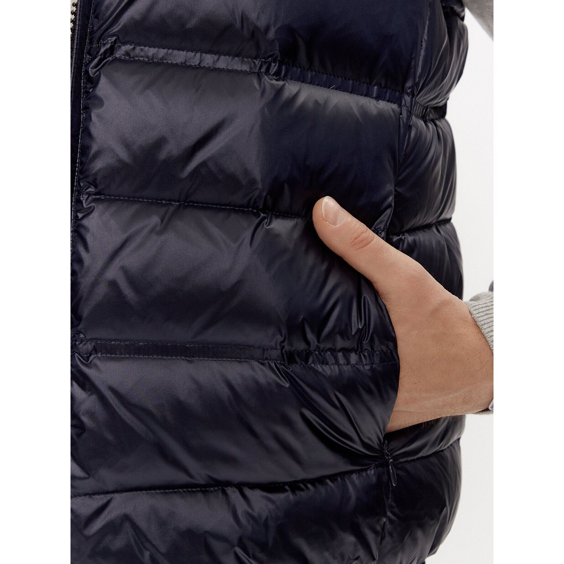 Blauer Елек 23WBLUX03100 Син Regular Fit - Pepit.bg