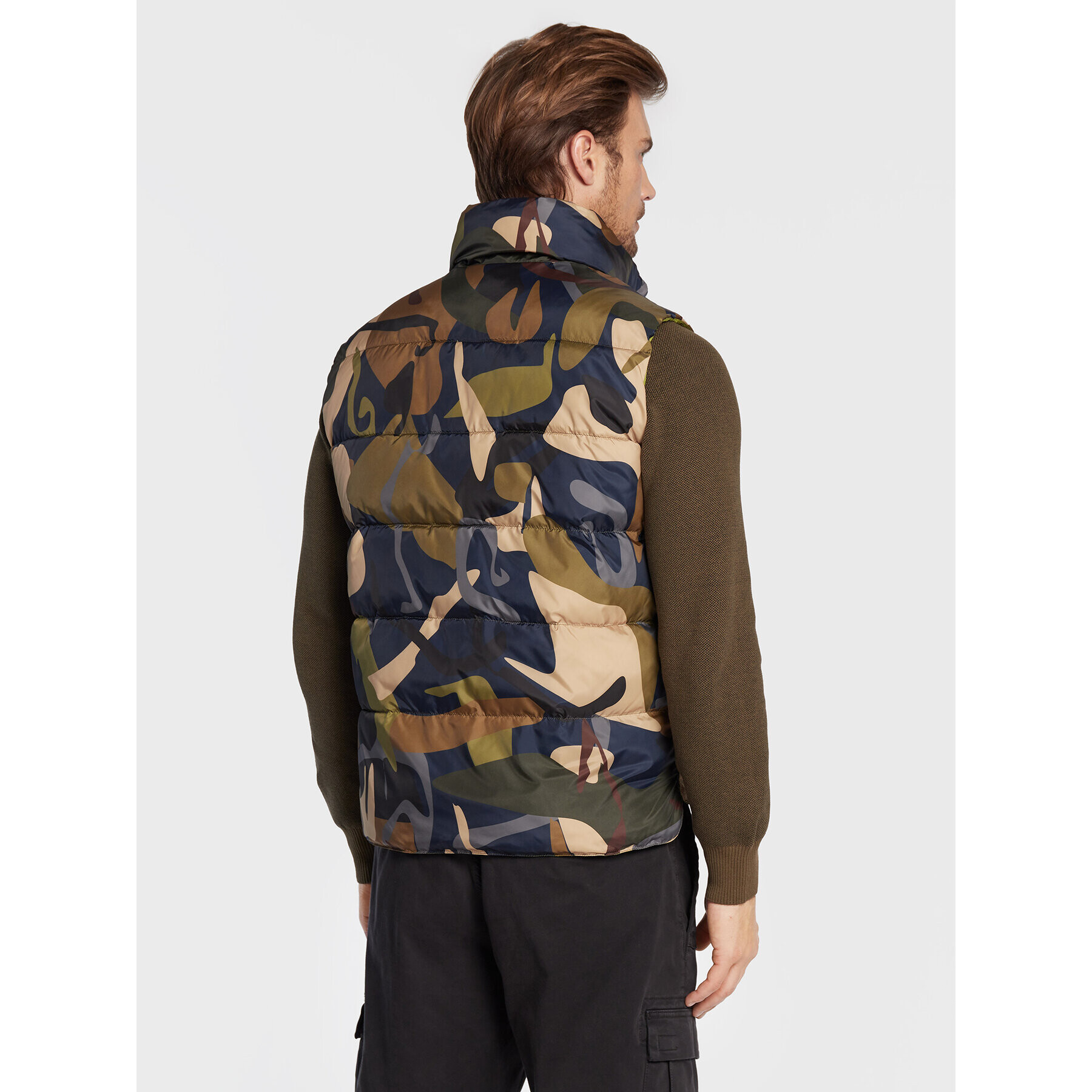 Blauer Елек BLUX02303 006395 Зелен Regular Fit - Pepit.bg