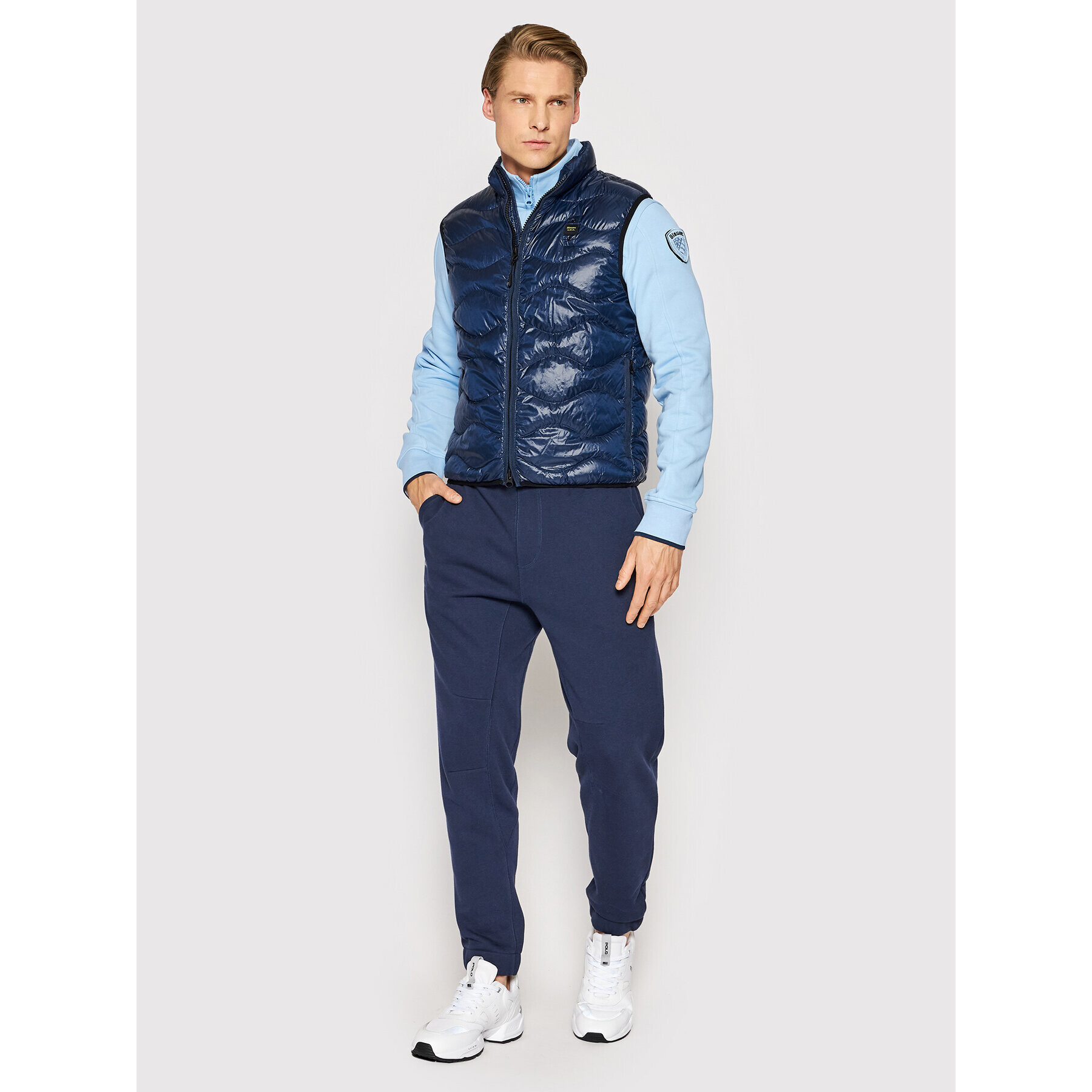 Blauer Елек Clifton BLUX02045 005958 Тъмносин Regular Fit - Pepit.bg