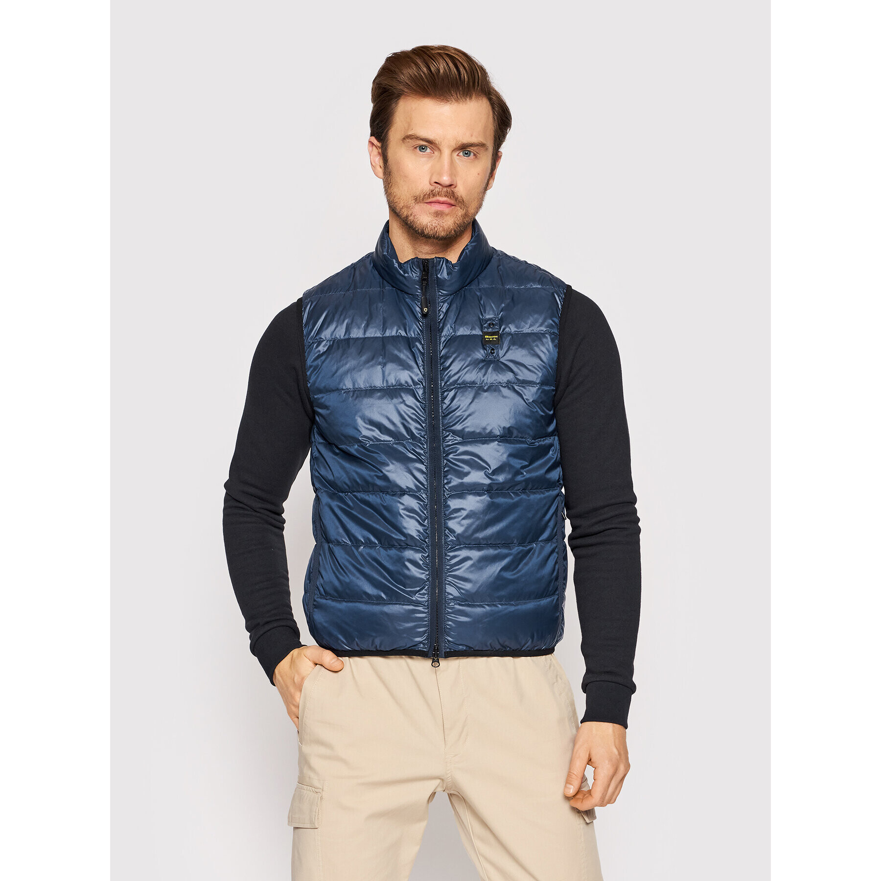 Blauer Елек Daryl BLUX03040 006235 Тъмносин Regular Fit - Pepit.bg