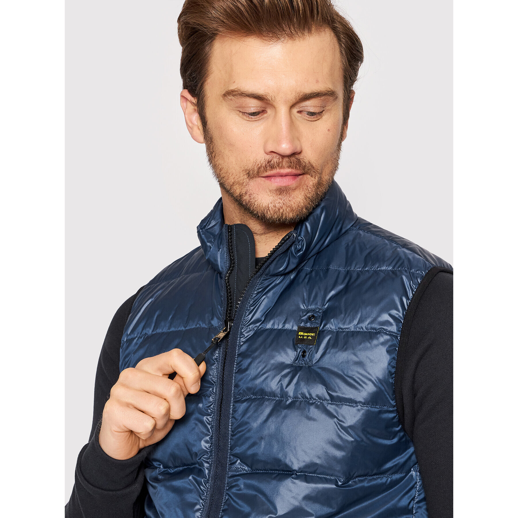 Blauer Елек Daryl BLUX03040 006235 Тъмносин Regular Fit - Pepit.bg