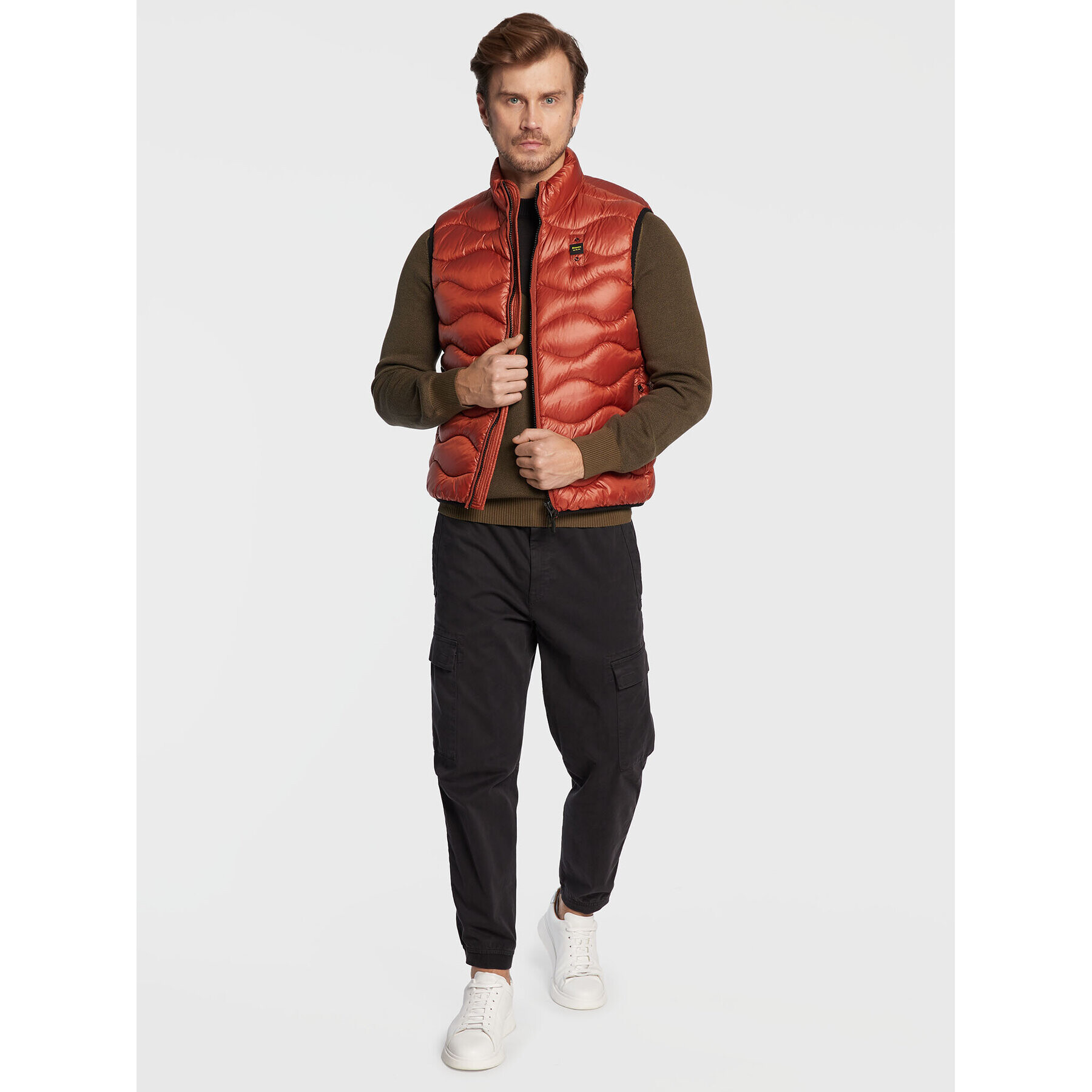 Blauer Елек Jackson BLUX02144 005958 Оранжев Regular Fit - Pepit.bg