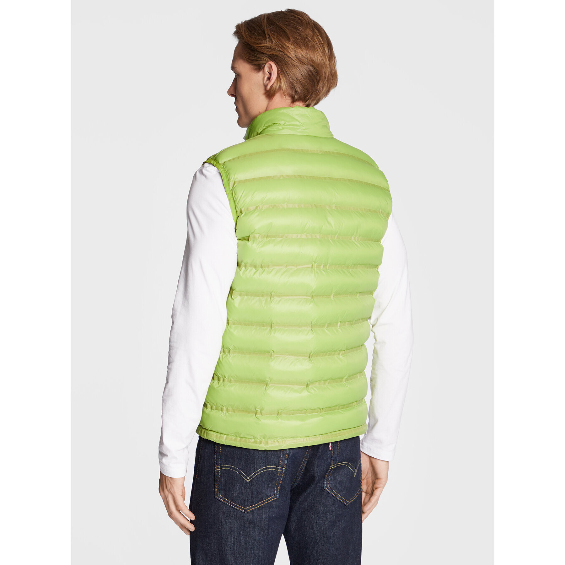 Blauer Елек Logan BLUX02003 006100 Зелен Regular Fit - Pepit.bg