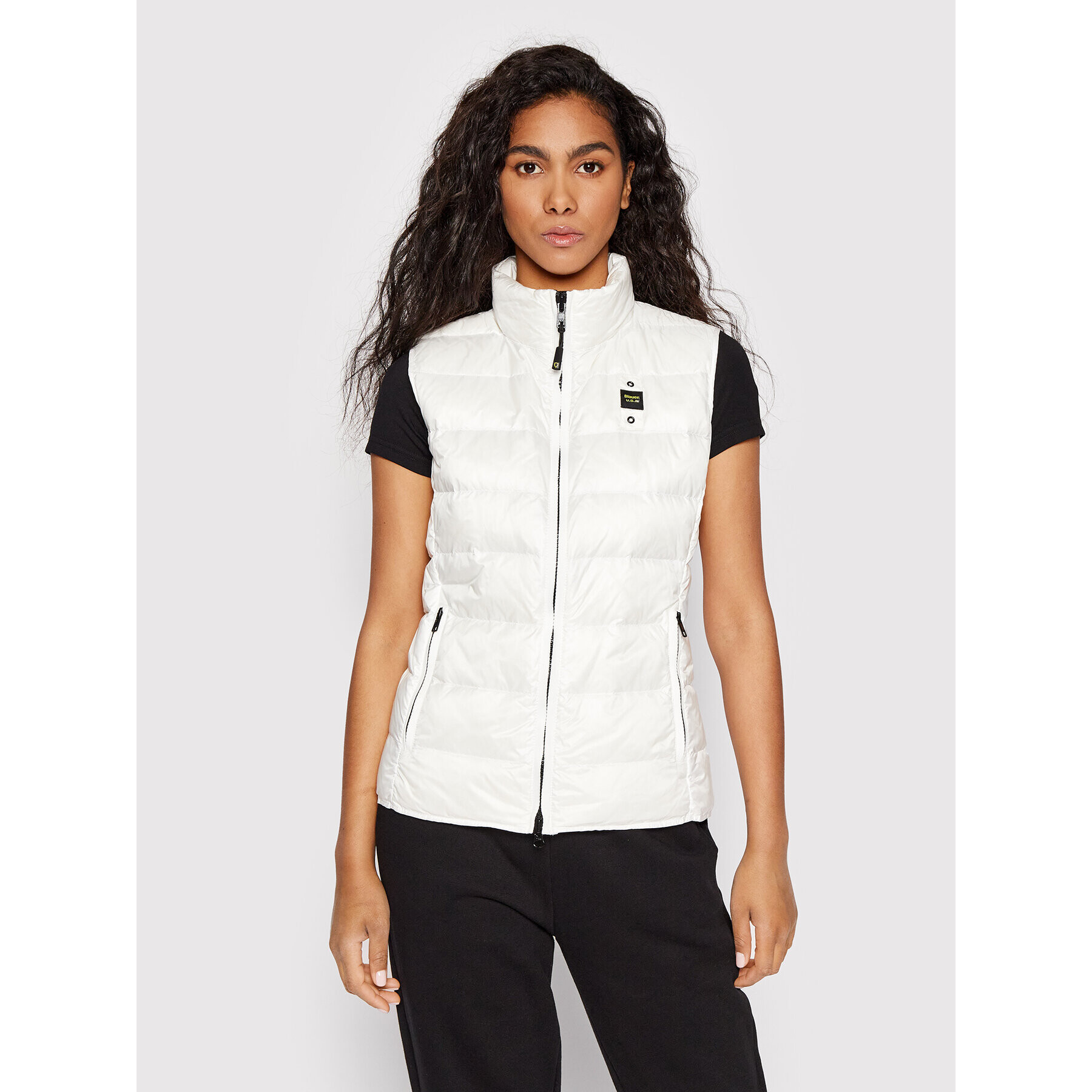 Blauer Елек Melinda BLDX03158 005050 Бял Regular Fit - Pepit.bg