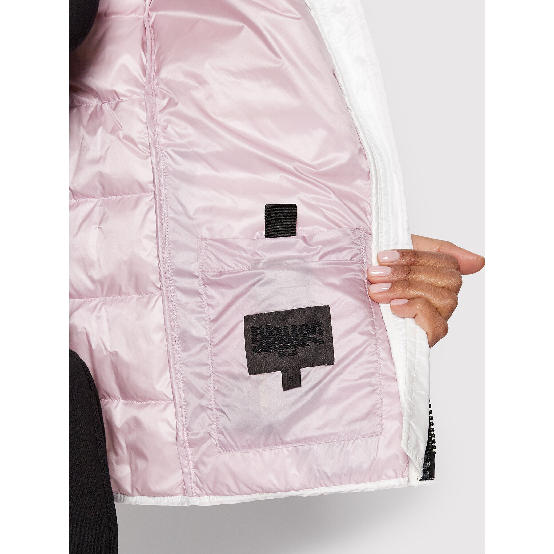 Blauer Елек Melinda BLDX03158 005050 Бял Regular Fit - Pepit.bg