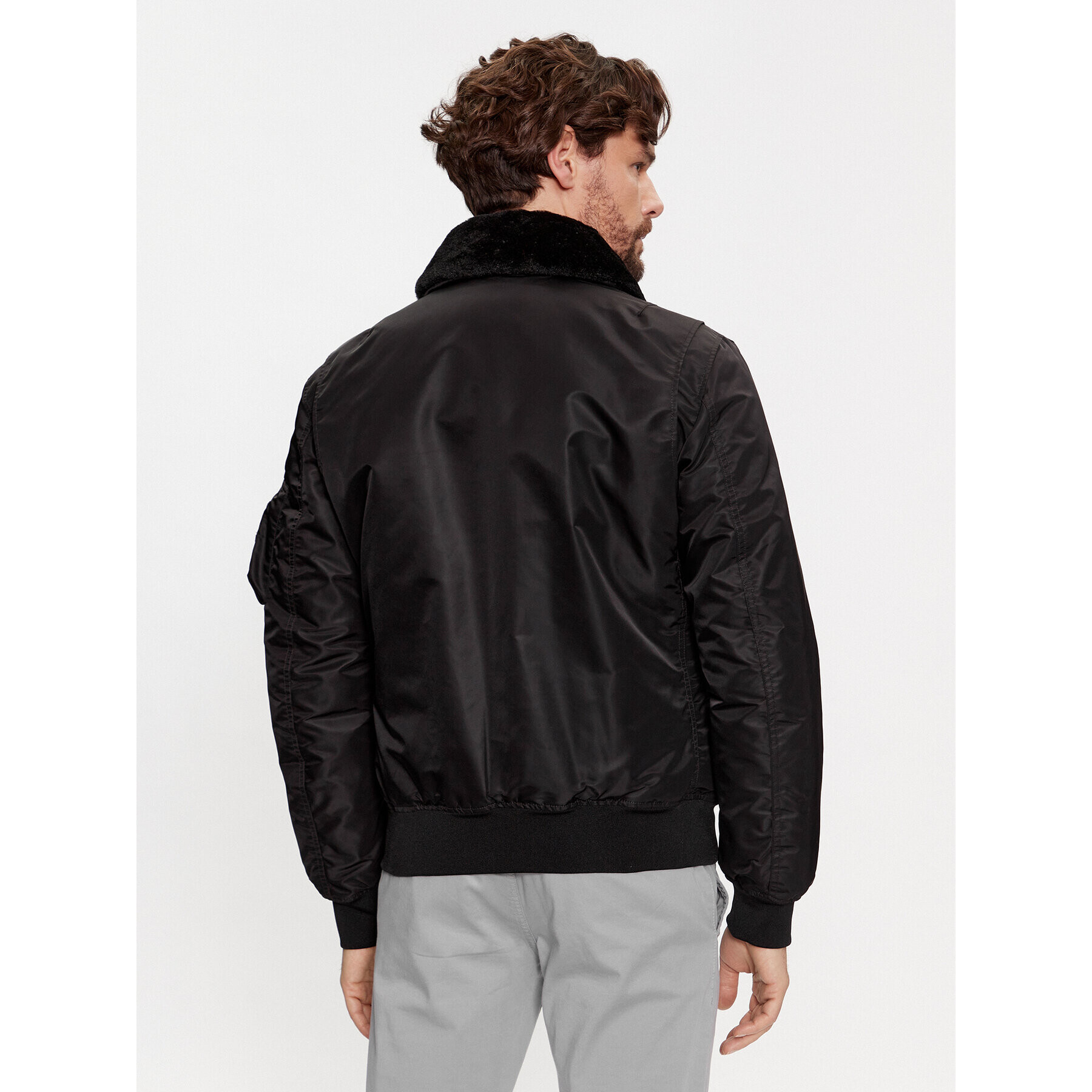 Blauer Яке бомбър 23WBLUC02132 Черен Regular Fit - Pepit.bg