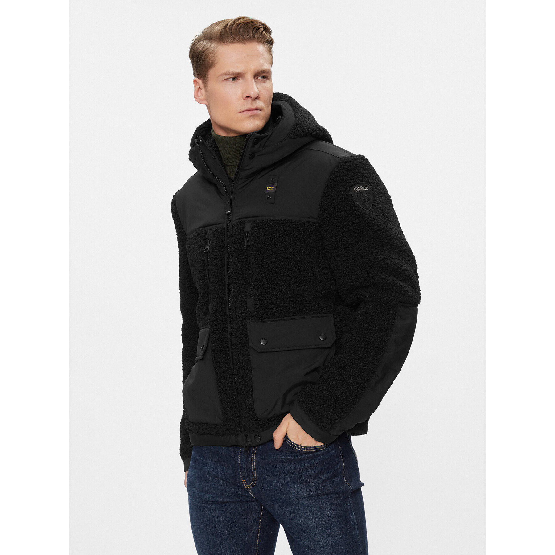 Blauer Кожух 23WBLUC01055 Черен Regular Fit - Pepit.bg